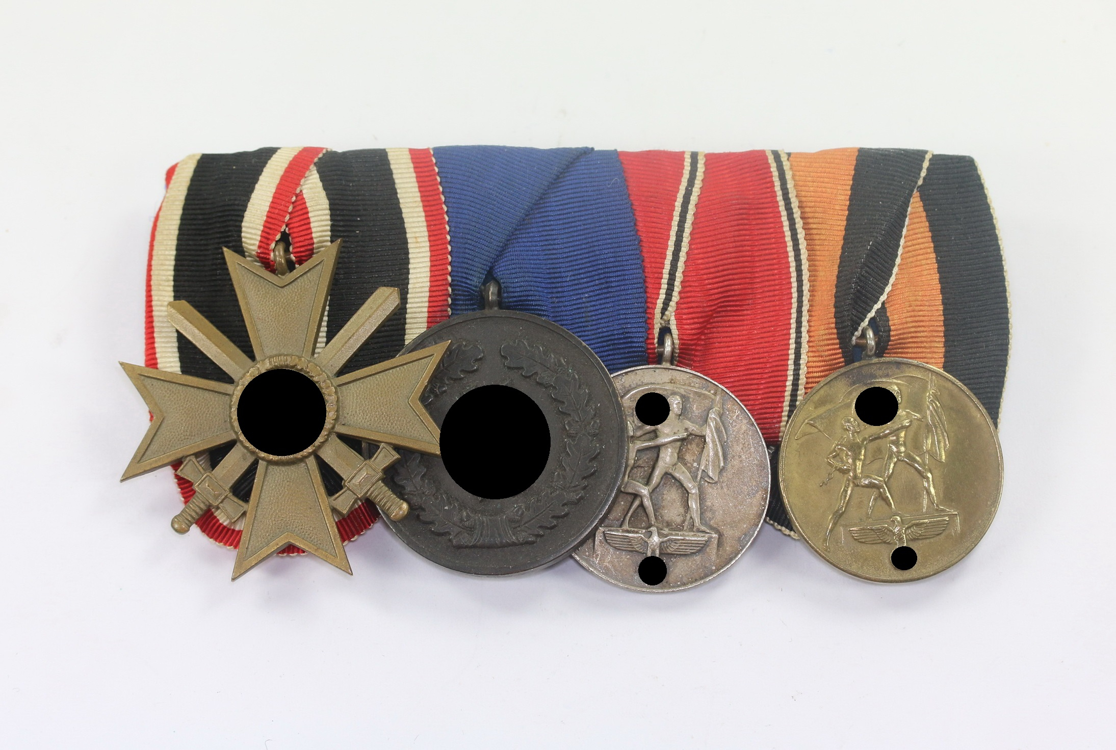 ordenschnalle_4x_ss_dienstauszeichnung_4_jahre_1__1 Ordenschnalle 4X, SS Dienstauszeichnung 4 Jahre – Bild 1