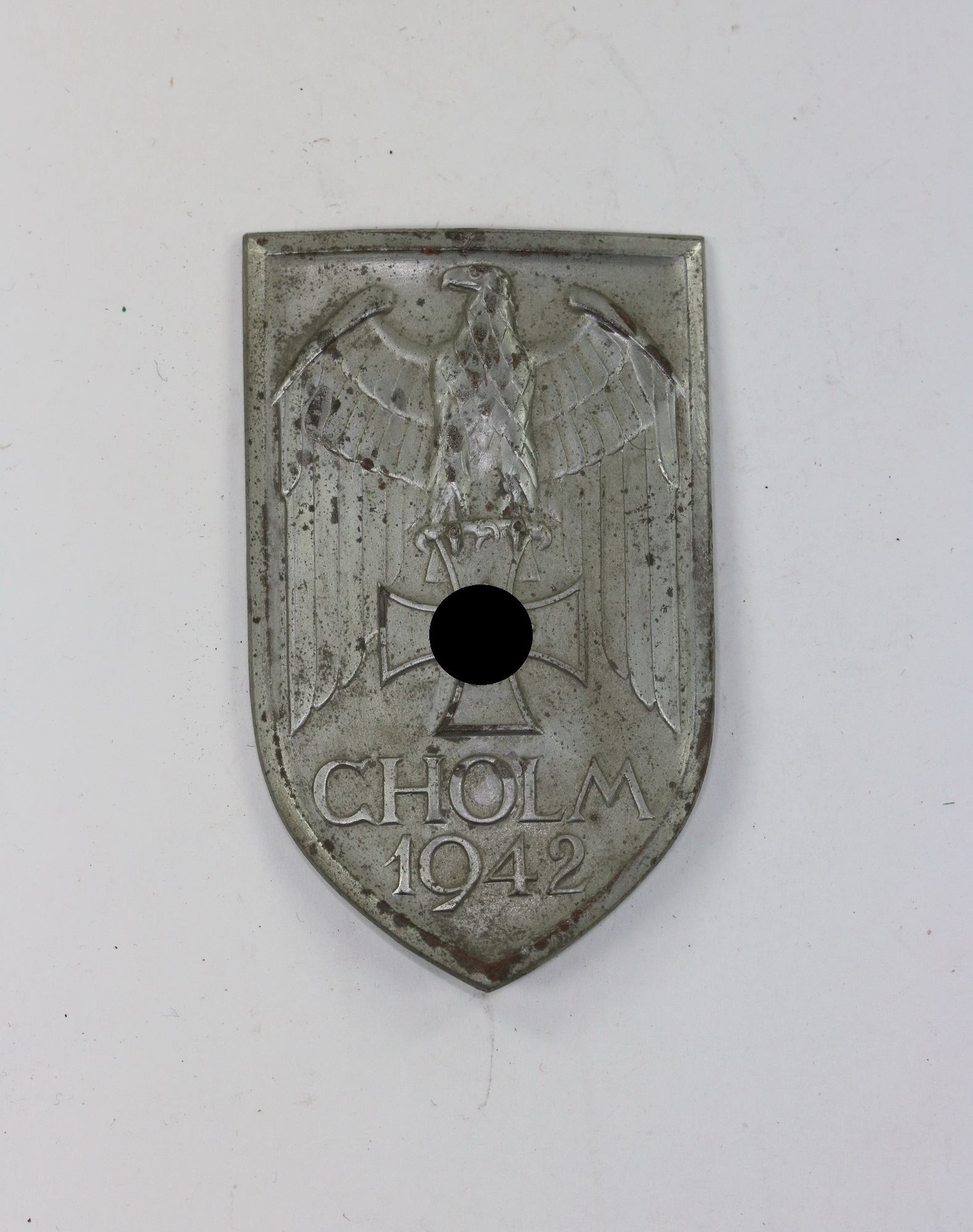 original_cholm_schild_variante_short_m_eisen_1__1 Cholm Shield. Type Short M. – Bild 1