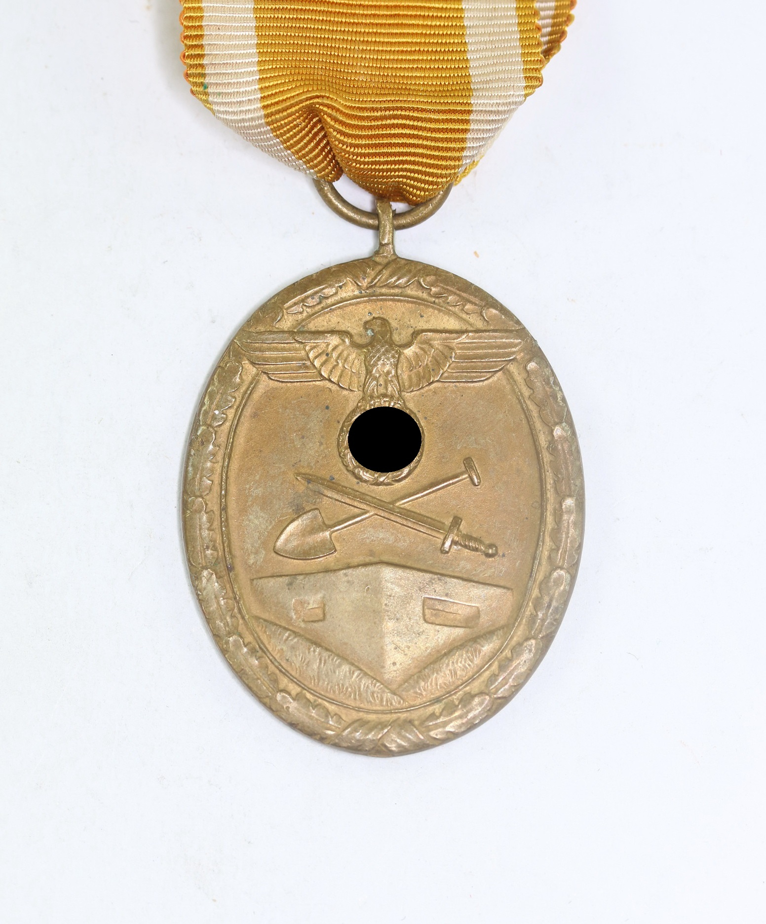 original_deutsches_schutzwall_ehrenzeichen_f_r_arbeit_zum_schutze_deutschlands_buntmetall_1__1_4nd West Wall Medal "Für Arbeit zum Schutze Deutschlands" – Bild 1