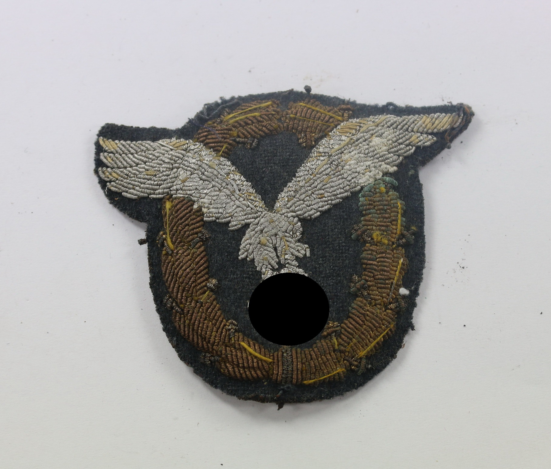 Luftwaffe Combined Pilot & Observer Badge. Embroidered Pattern.  – Bild 1