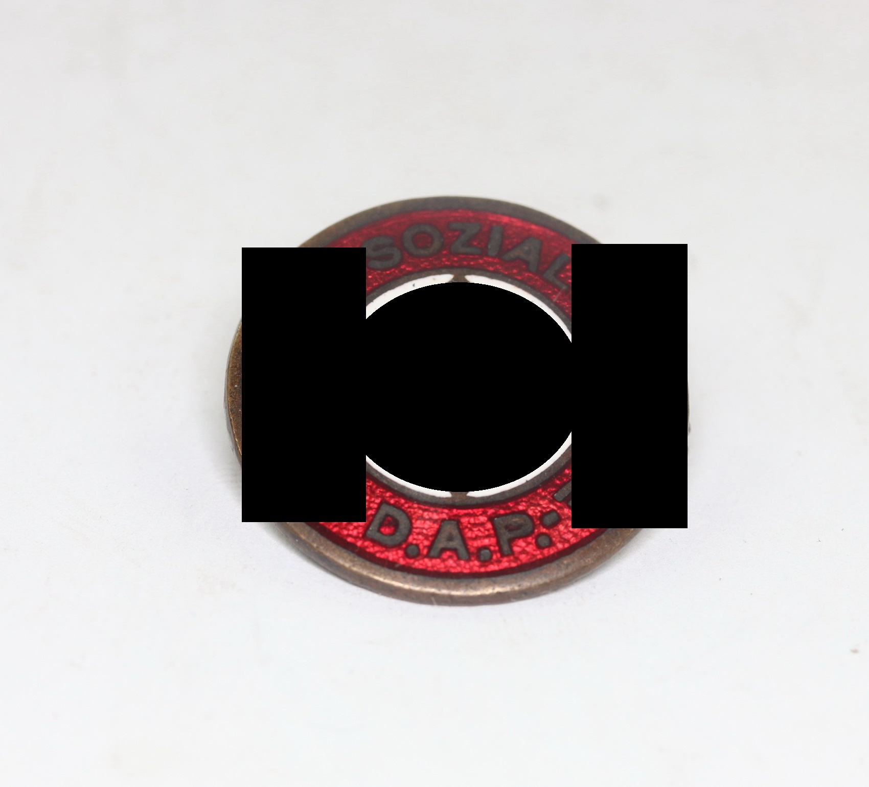 original_fr_hes_nsdap_parteiabzeichen Early NSDAP Party Badge. Ges. Gesch. – Bild 1