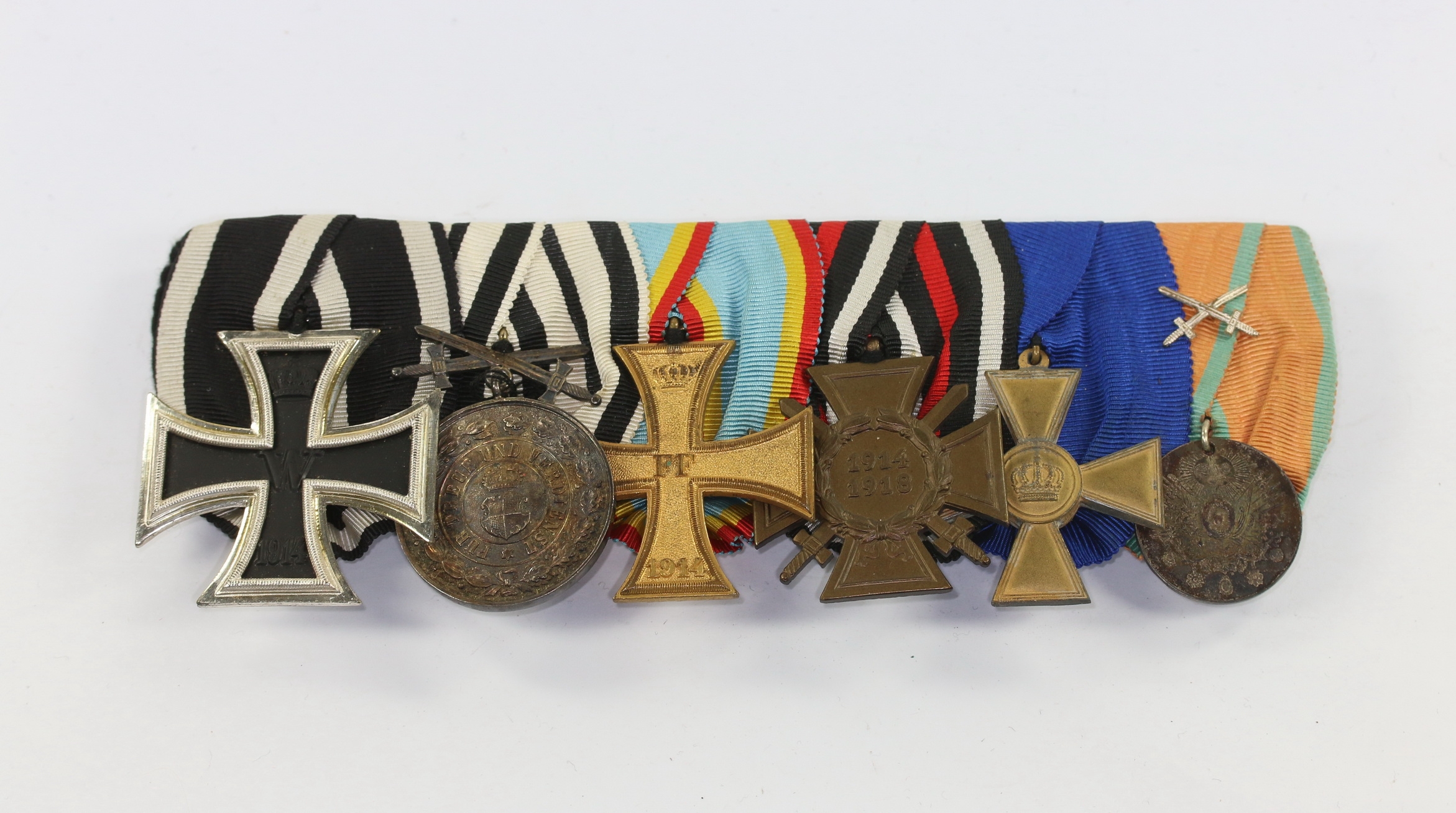 original_ordensschnalle_6x_1_ Six Place Medal Bar. – Bild 1