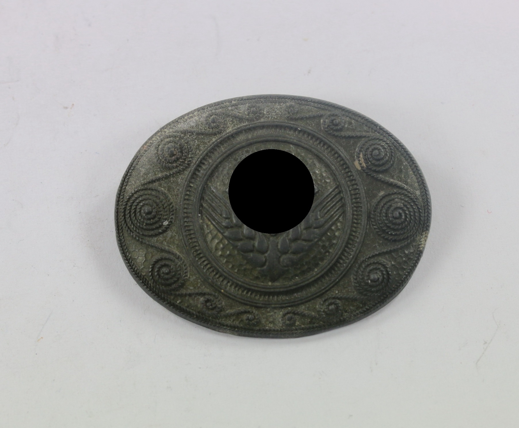 original_reichsarbeitsdienst_rad_erinnerungsbrosche_weiblche_jugend_hst National Labour Service (RAD), Broach for Female Youths. Maker An.G. – Bild 1