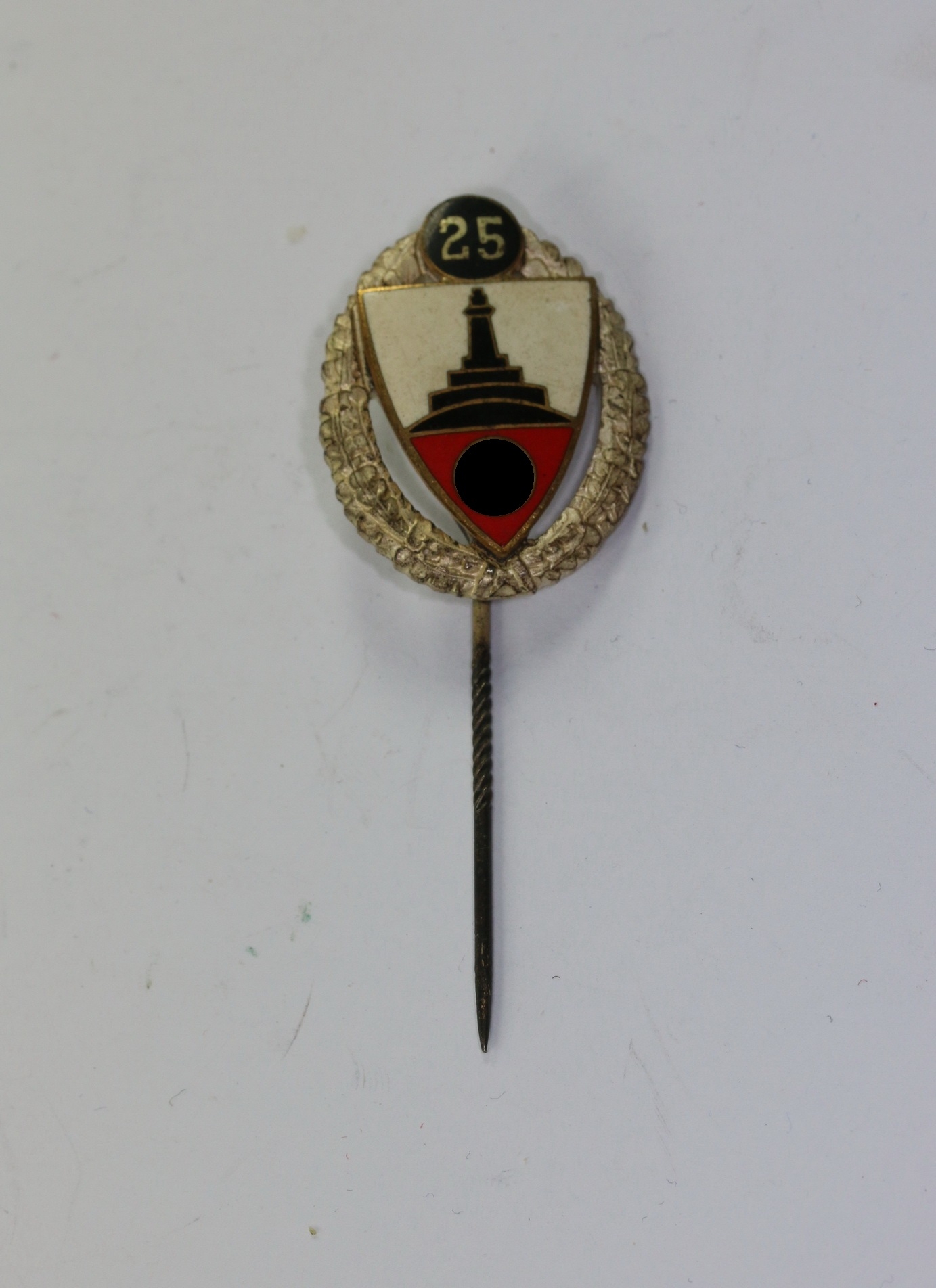 original_reichskriegerbund_drkb_nadel_f_r_25_jahre_1__1 National Warrior Association (DRKB), Badge for 25 Years. – Bild 1