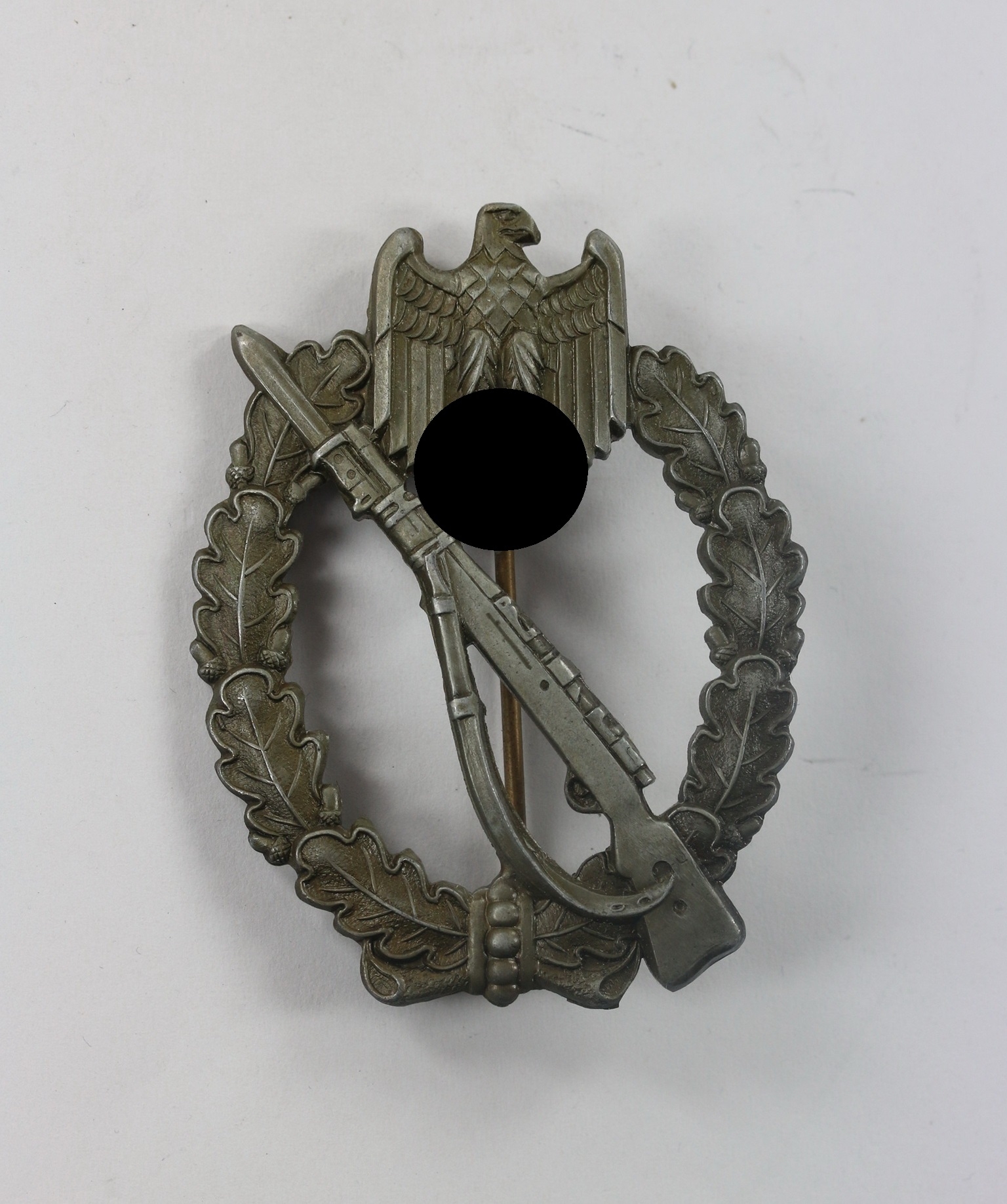 original_reichsluftschutzbund_rlb_amtstr_gerabzeichen_2 Bronze Infantry Assault Badge. Type Alois Rettenmaier, Schwäbisch Gmünd – Bild 1