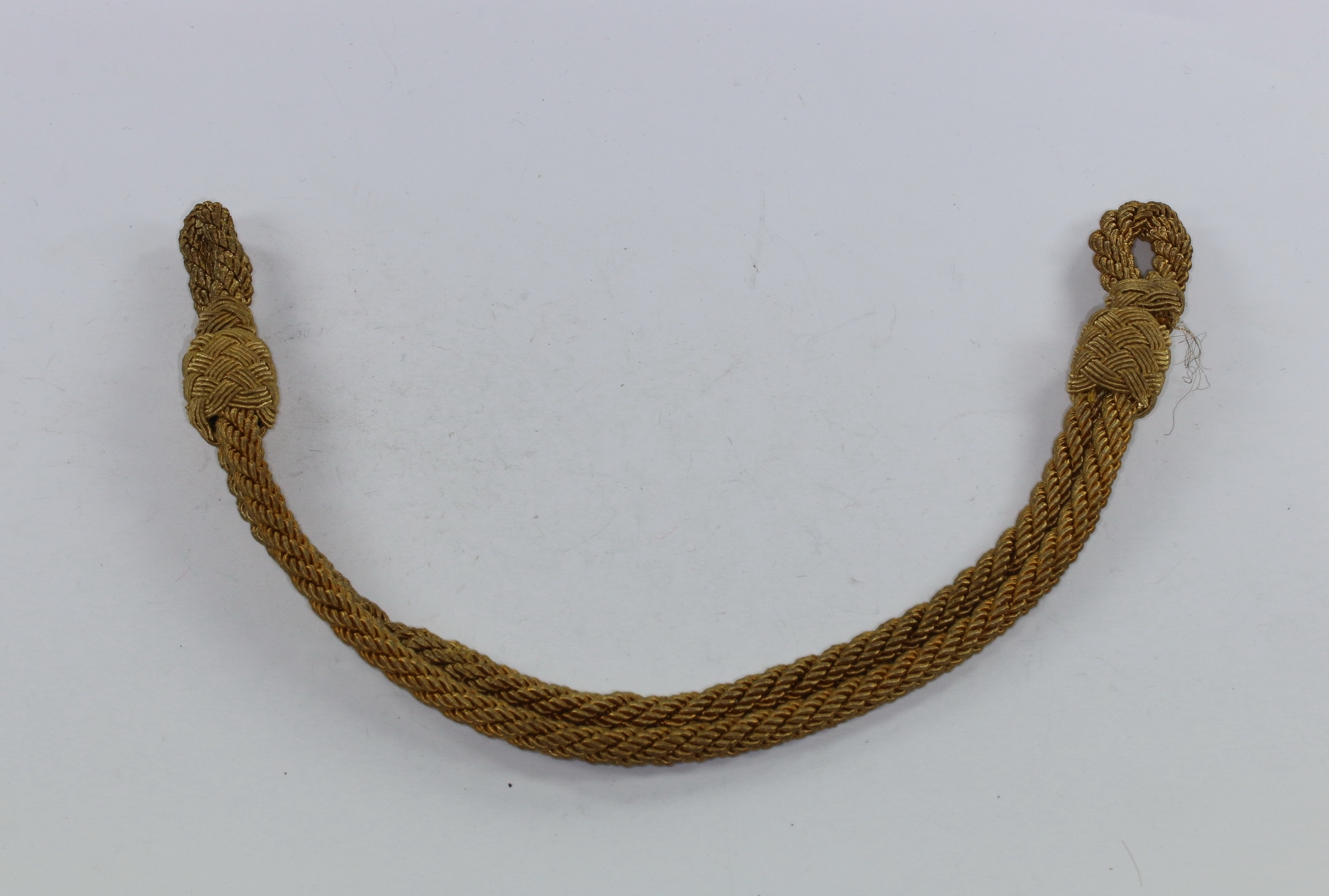 original_wehrmacht_heer_m_tzen_kordel_f_r_einen_general_1_ Chin Strap for the Army General Peaked Cap. – Bild 1
