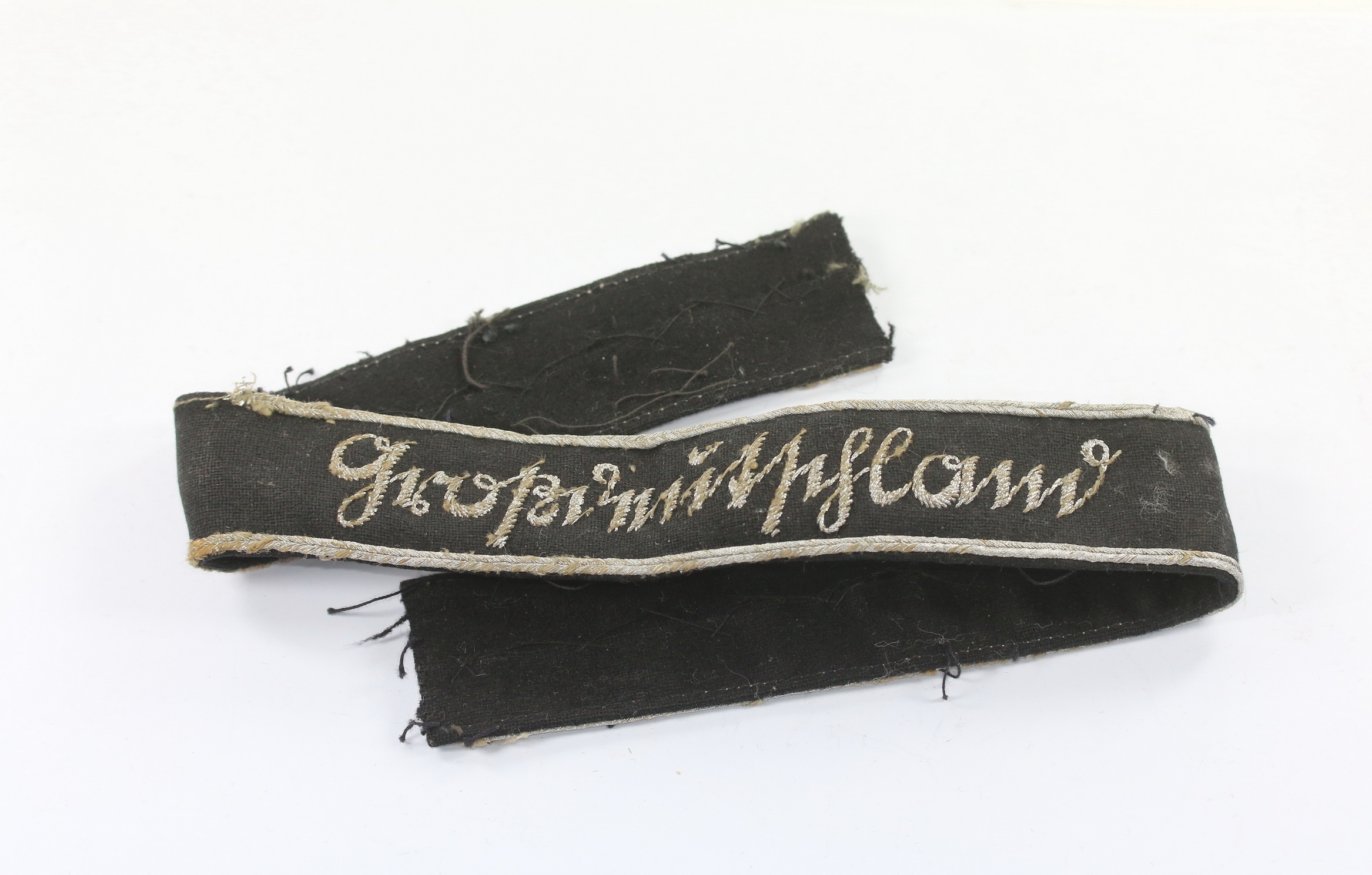 original_wehrmacht_heer_rmelband_gro_deutschland_f_r_offiziere_1_ Cuffband "Großdeutschland" for Officer. – Bild 1