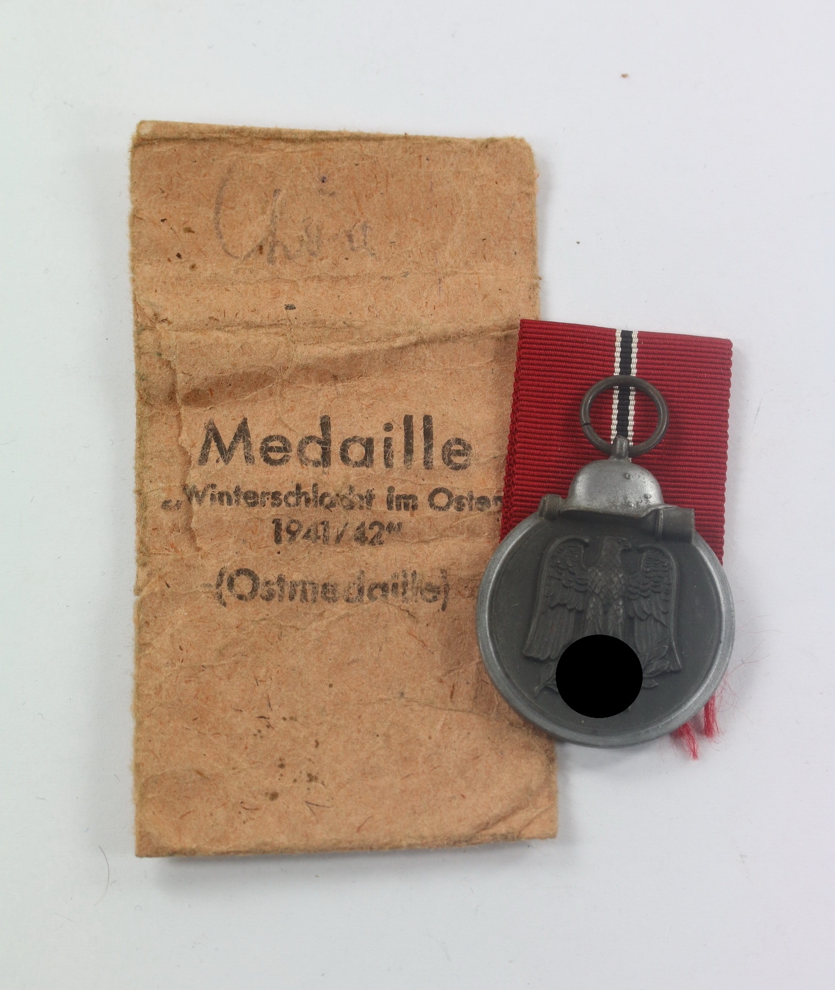 Eastern Front Medal in Envelope. Maker 3, Wilhelm Deumer Lüdenscheid. – Bild 1