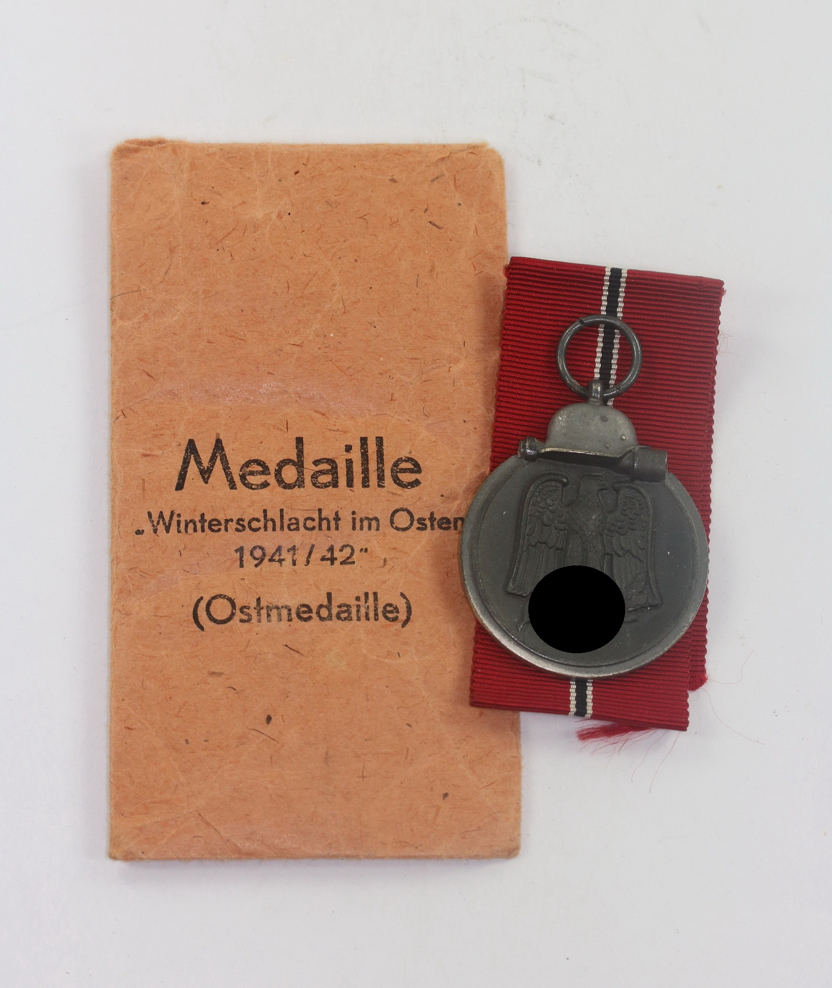 Eastern Front Medal in Envelope. Maker 3 Wilhelm Deumer Lüdenscheid – Bild 1