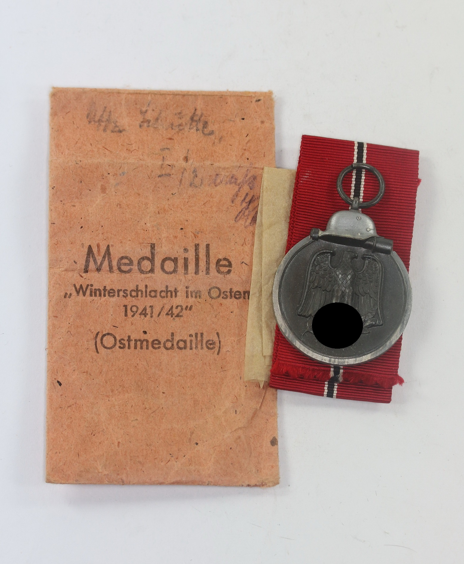 Eastern Front Medal in Envelope. Maker 4, Steinhauer & Lück Lüdenscheid – Bild 1