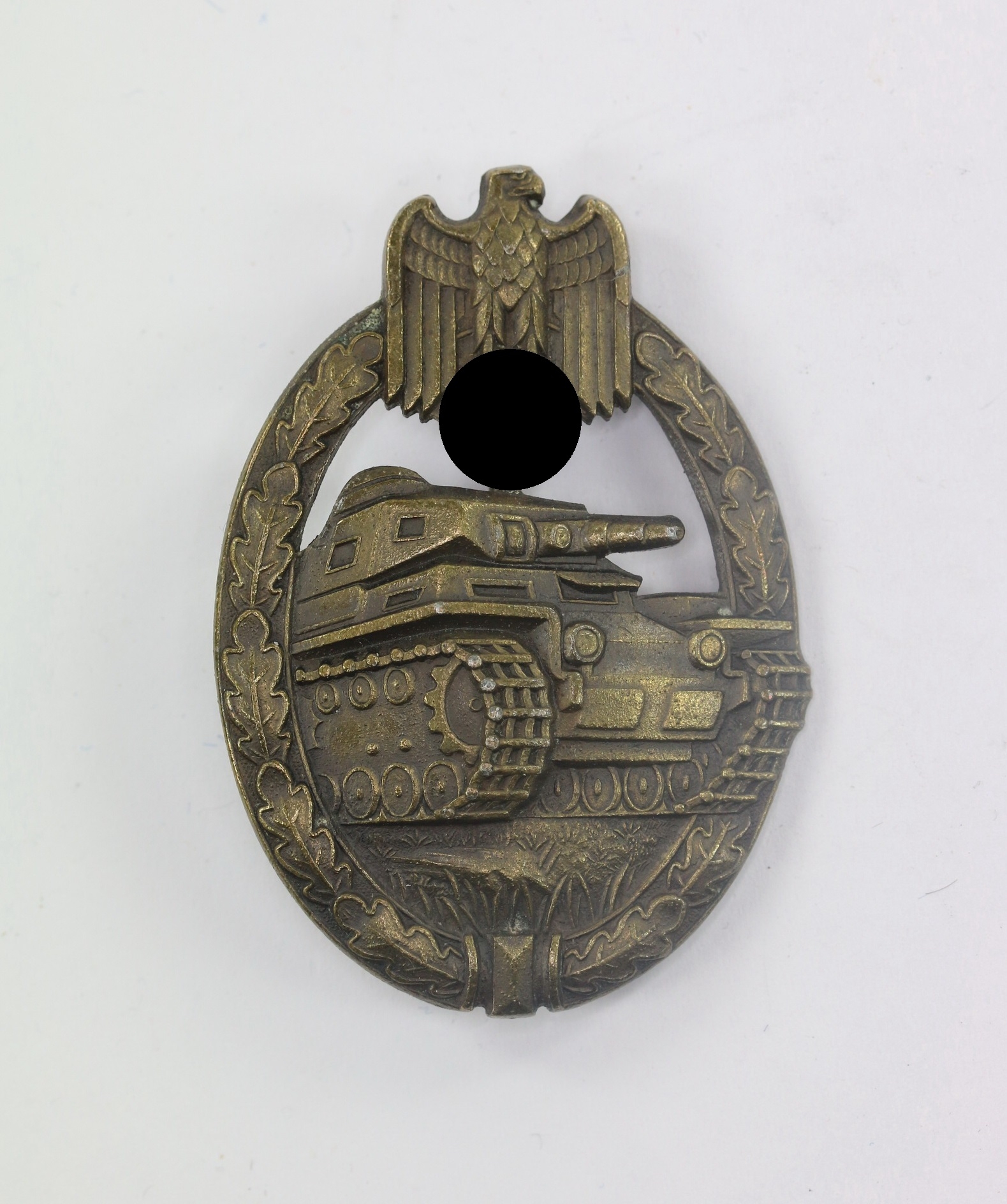 panzerkampfabzeichen_in_bronze_fritz_zimmermann_stuttgart_typ_b_1__1_4nd Panzerkampfabzeichen in Bronze, Fritz Zimmermann, Stuttgart, Typ B – Bild 1