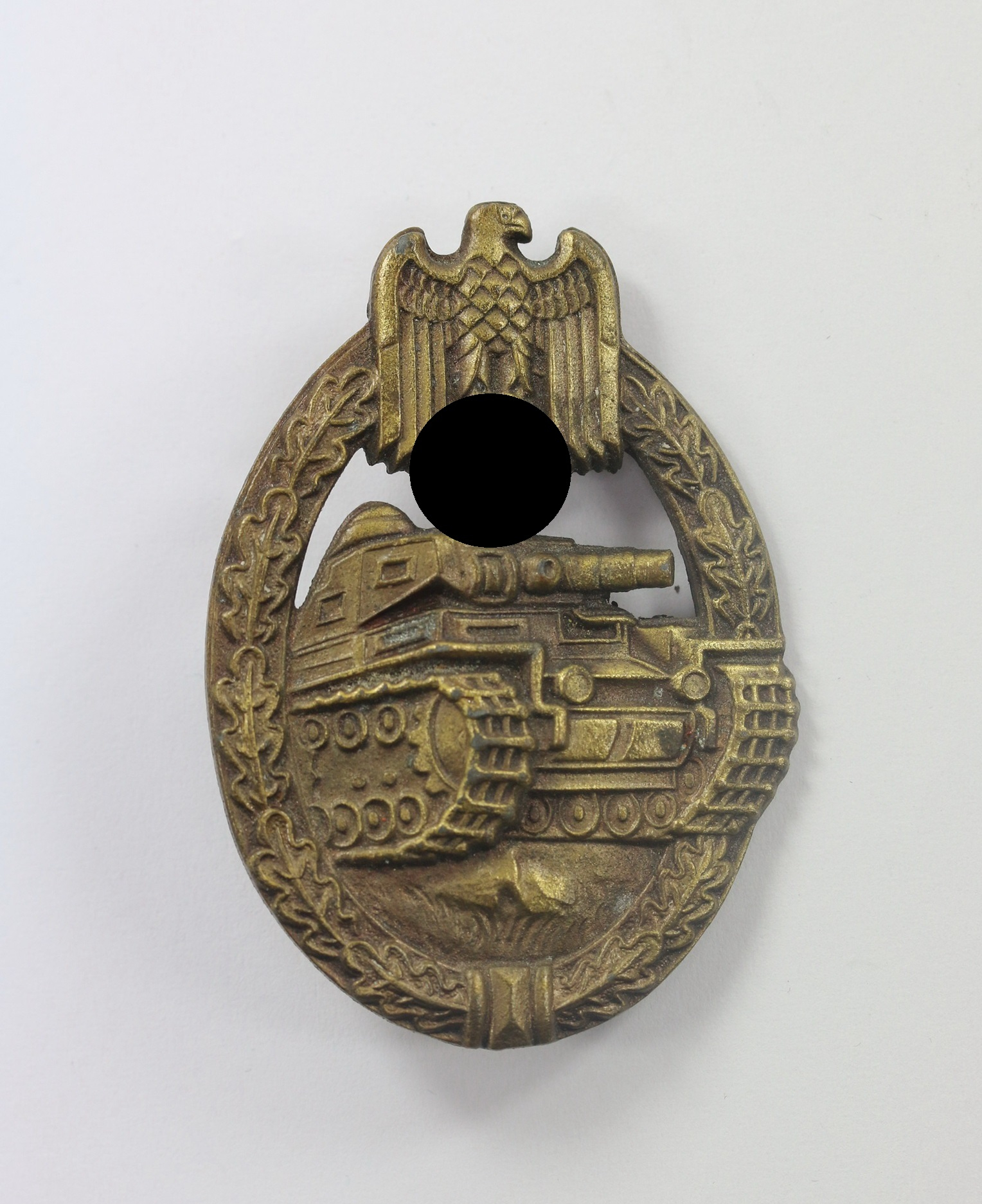 panzerkampfabzeichen_in_bronze_hst Bronze Panzer Assault Badge. Maker ÜÜ (E.F. Wiedmann, Frankfurt a.M.) – Bild 1