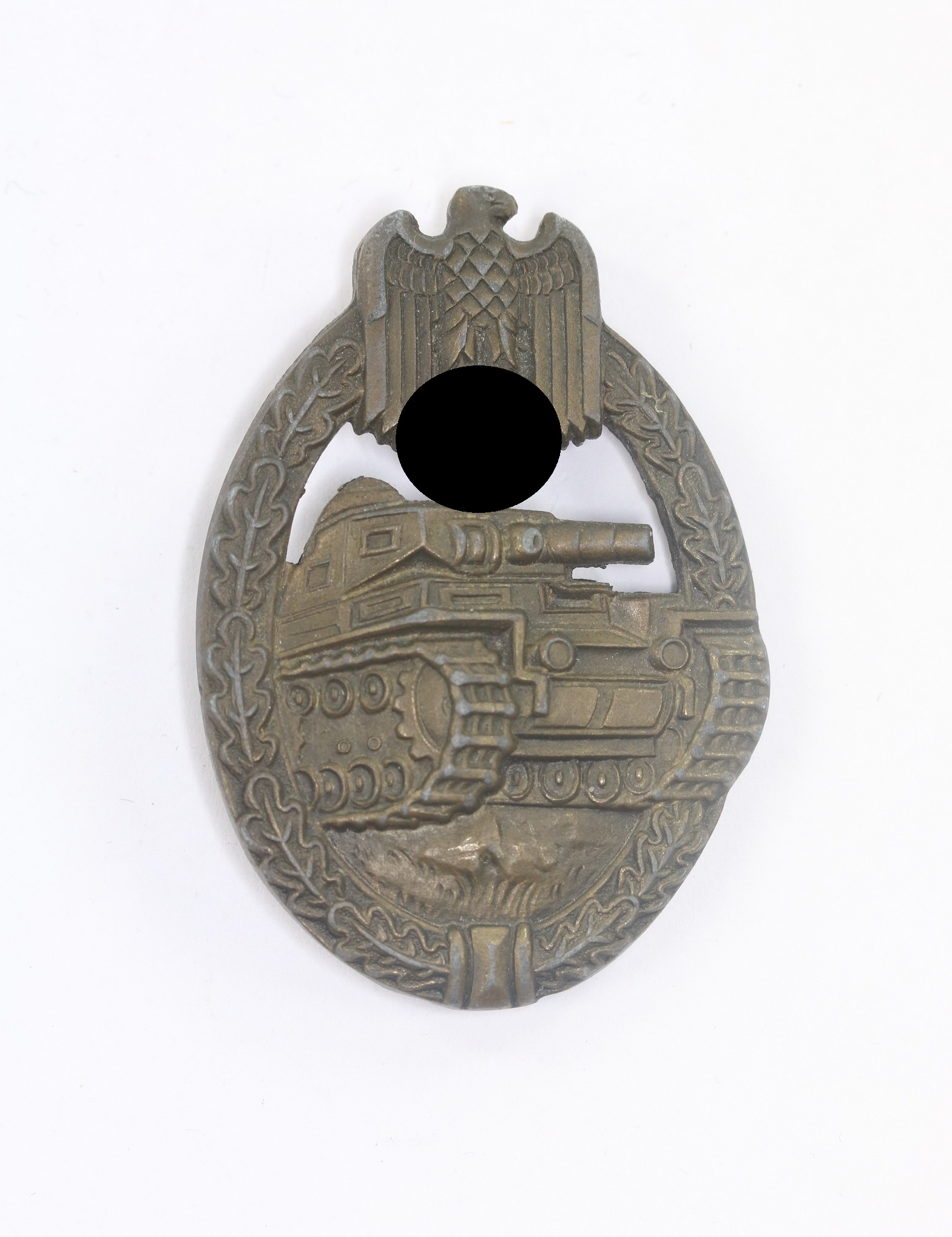 panzerkampfabzeichen_in_bronze_hst Bronze Panzer Assault Badge. Maker EWE (Edelmetallwerke List & Hertl, Wien.) – Bild 1