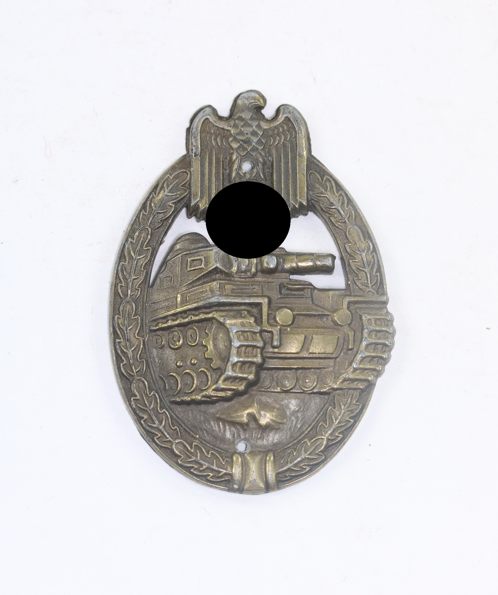 panzerkampfabzeichen_in_bronze_hst Bronze Panzer Assault Badge. Maker Frank & Reif Stuttgart – Bild 1