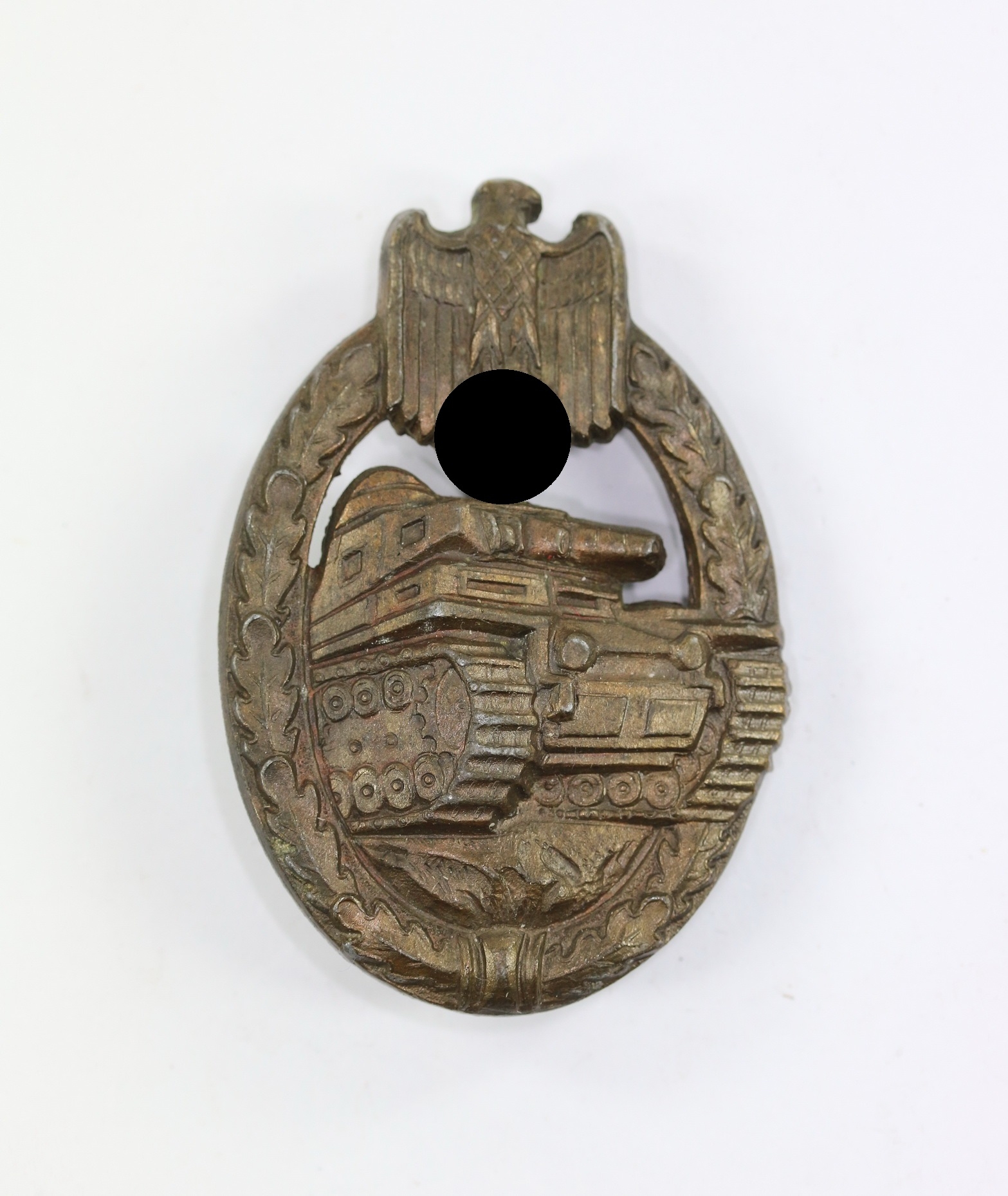 panzerkampfabzeichen_in_bronze_hst Bronze Panzer Assault Badge. Maker L/53. – Bild 1