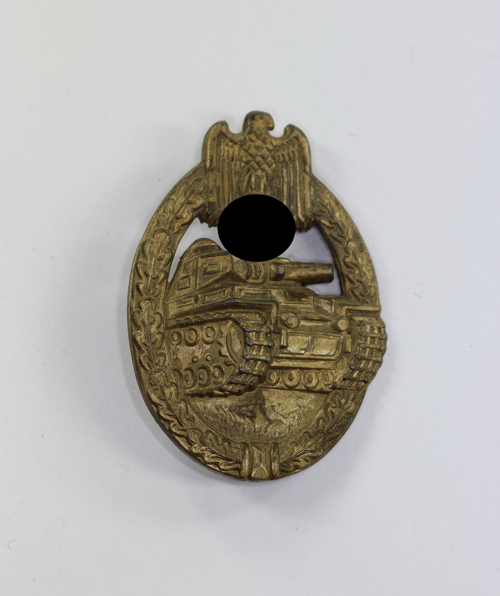 panzerkampfabzeichen_in_bronze_hst Bronze Panzer Assault Badge. Maker ÜÜ (Wiedmann). – Bild 1