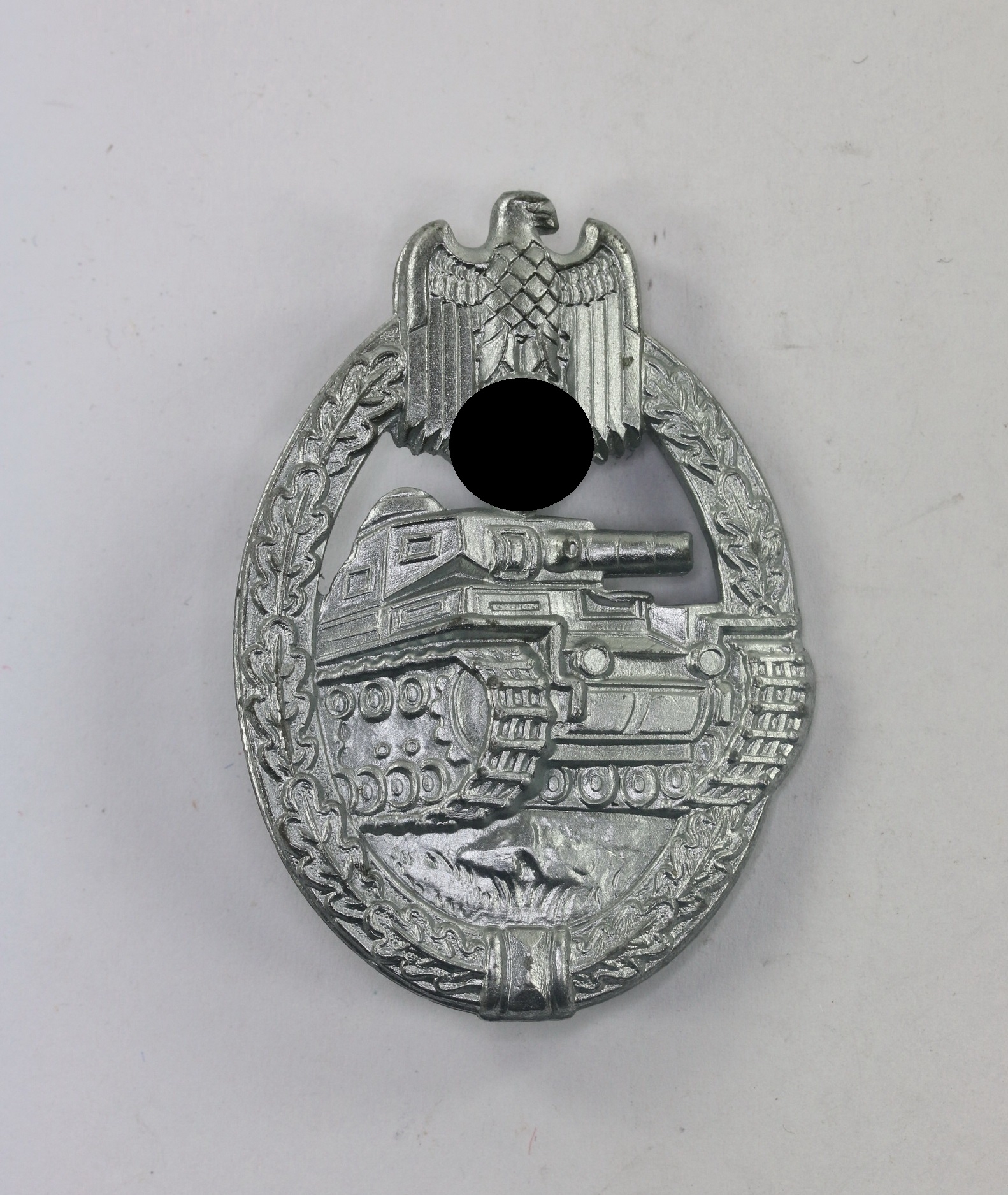 Panzerkampfabzeichen in Silber, Alois Rettenmaier, Flat Back – Bild 1