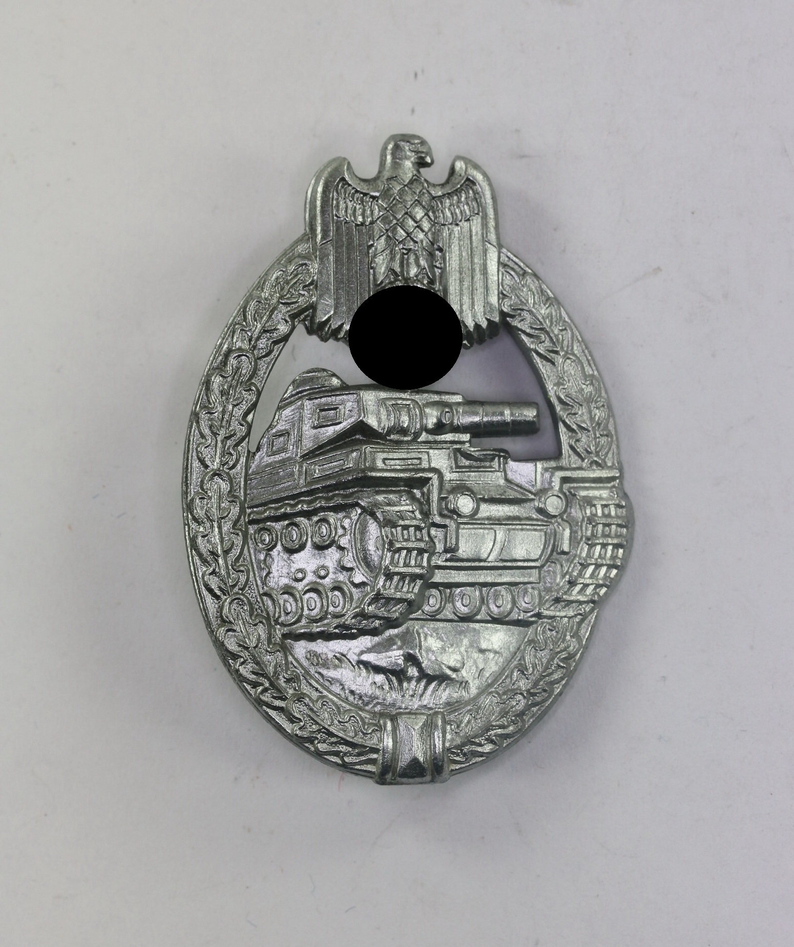 Panzerkampfabzeichen in Silber, Alois Rettenmaier, Flat Back – Bild 1