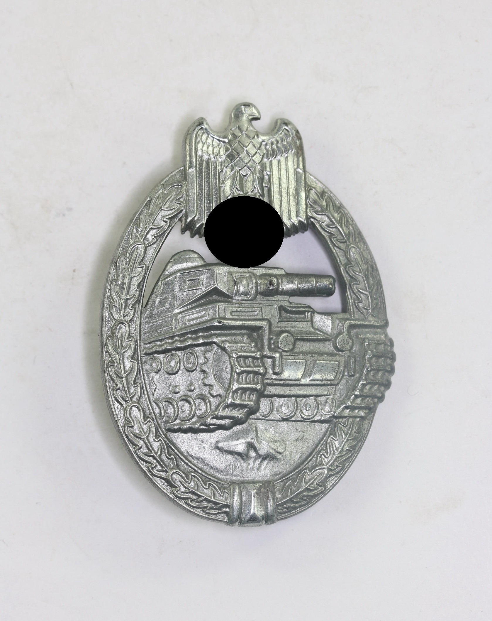 Silver Panzer Assault Badge. Type Alois Rettenmaier, Schwäbisch Gmünd – Bild 1