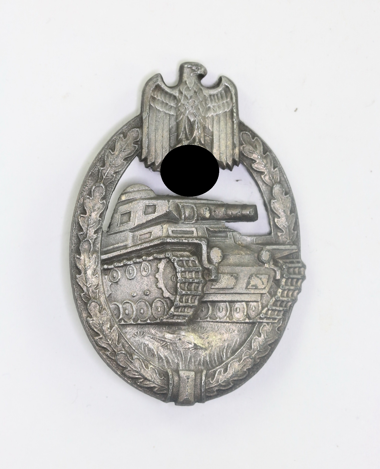Silver Panzer Assault Badge. Maker HA (Hermann Aurich Dresden) – Bild 1