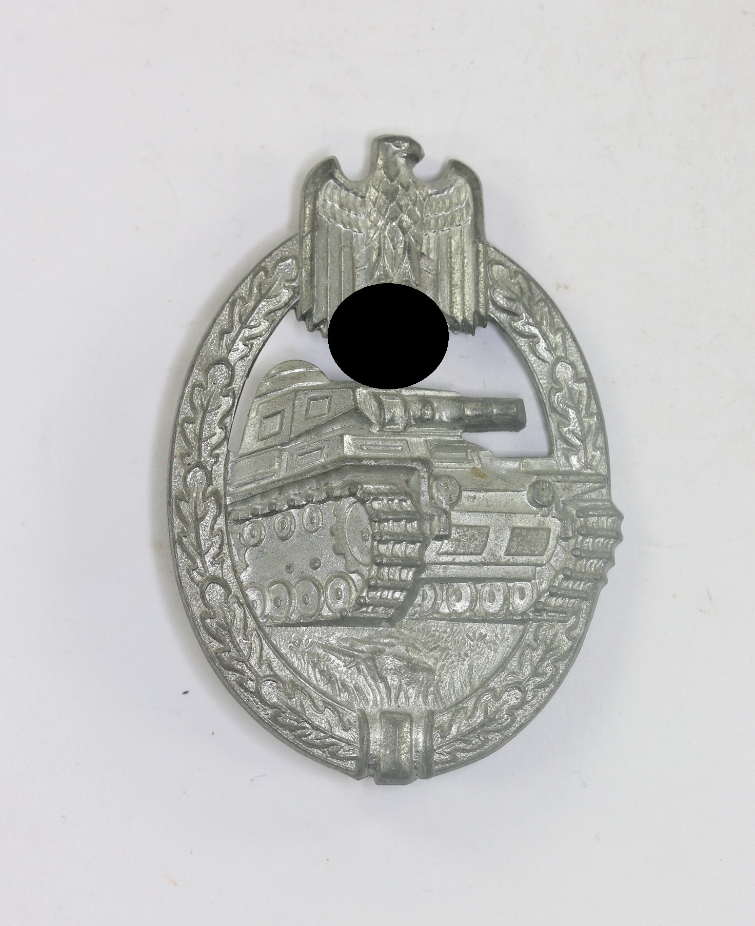 Silver Panzer Assault Badge. Maker HA (Hermann Aurich Dresden) – Bild 1