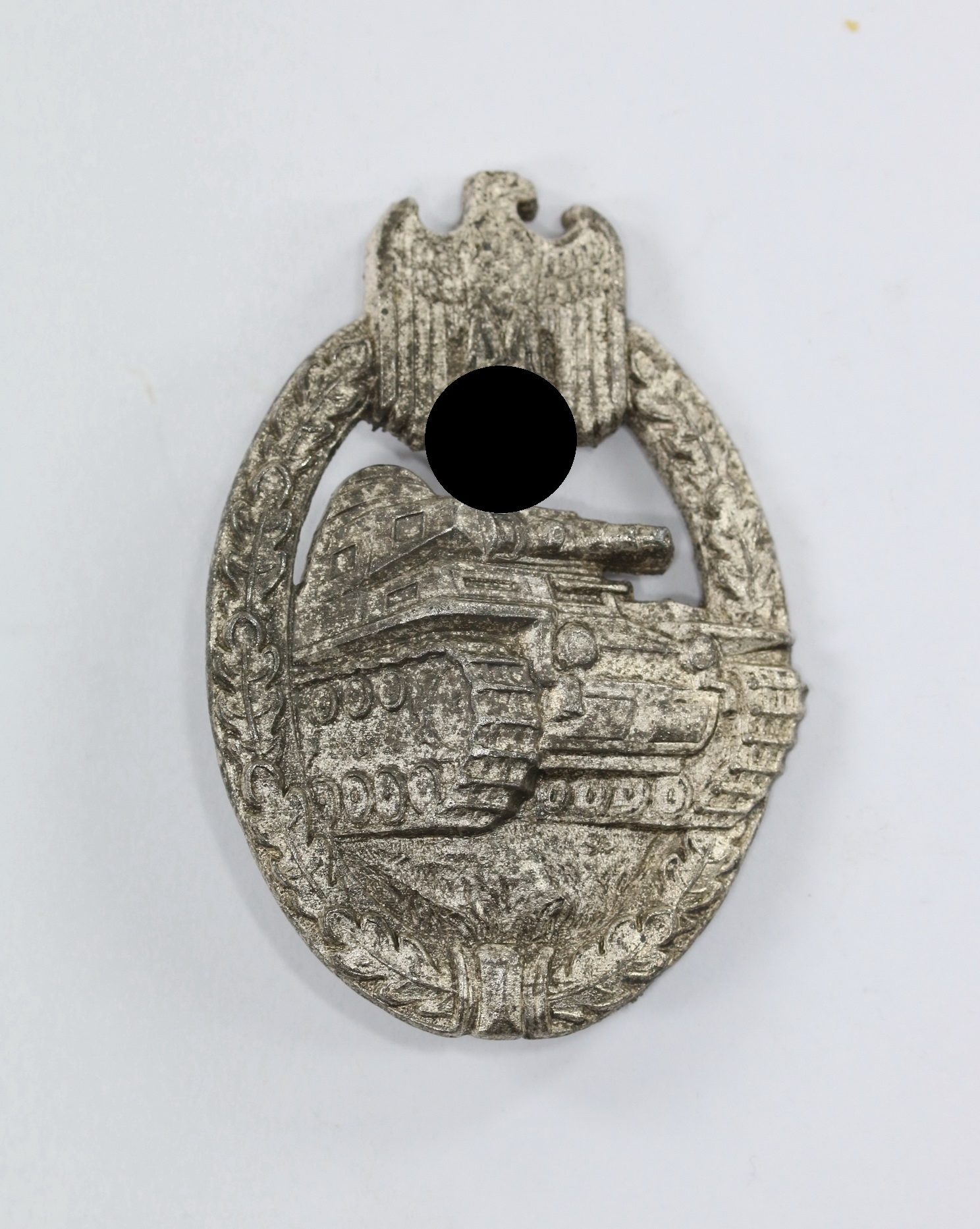 panzerkampfabzeichen_silber_steinhauer_lueck_kurze_nadel_1__1 Silver Panzer Assault Badge. Type Deumer, Short Pin. – Bild 1