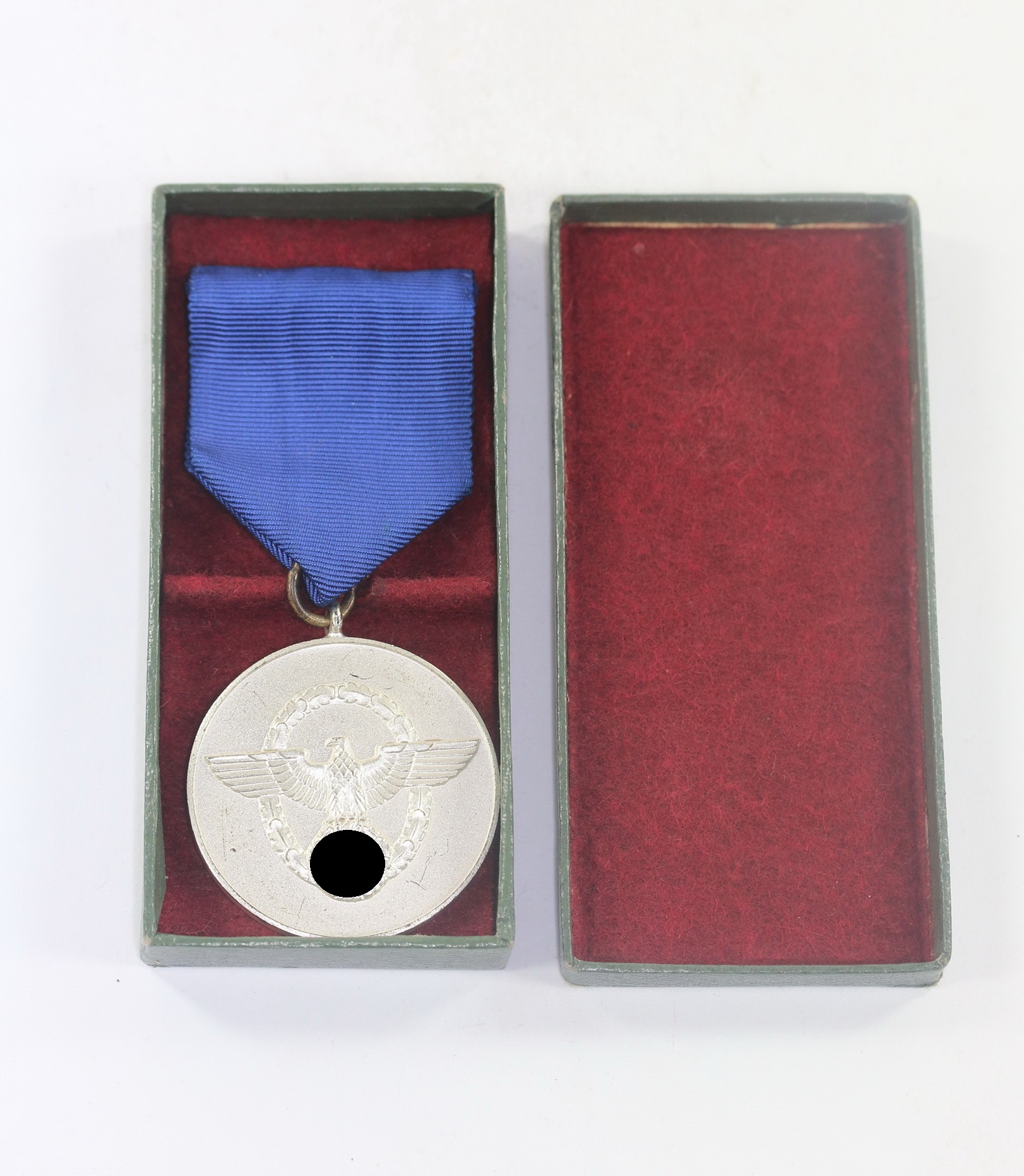 Cased Police Loyal Service Medal for Eight Years.  – Bild 1