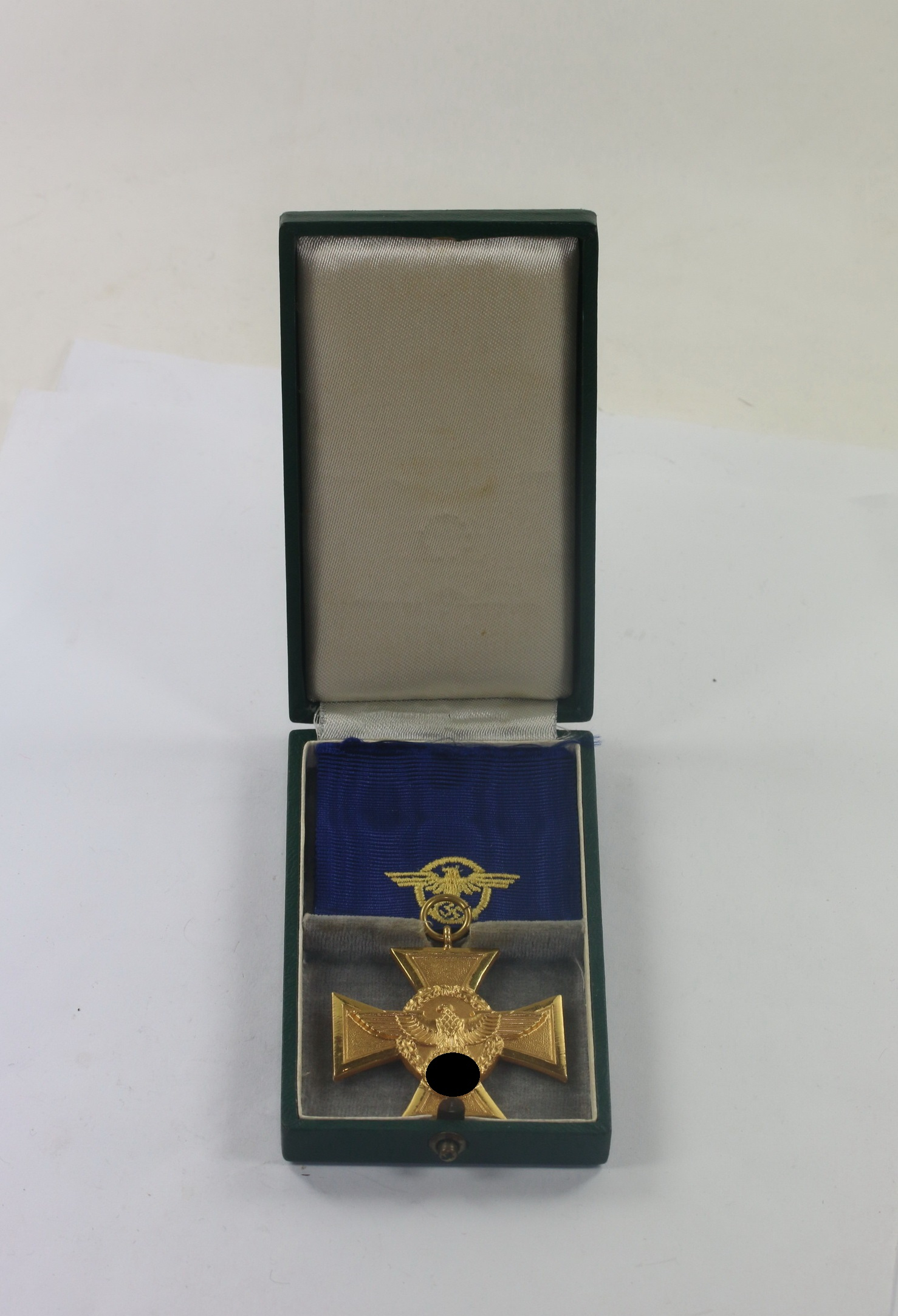 Polizei Dienstauszeichnung in Gold (25 Jahre), im Etui, 1. Form – Bild 1