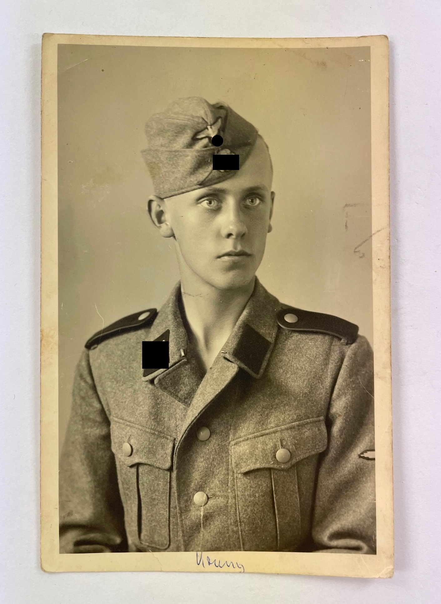 portrait_foto_soldat_der_waffen_ss_1__1 Portrait Photo Waffen SS Man. – Bild 1