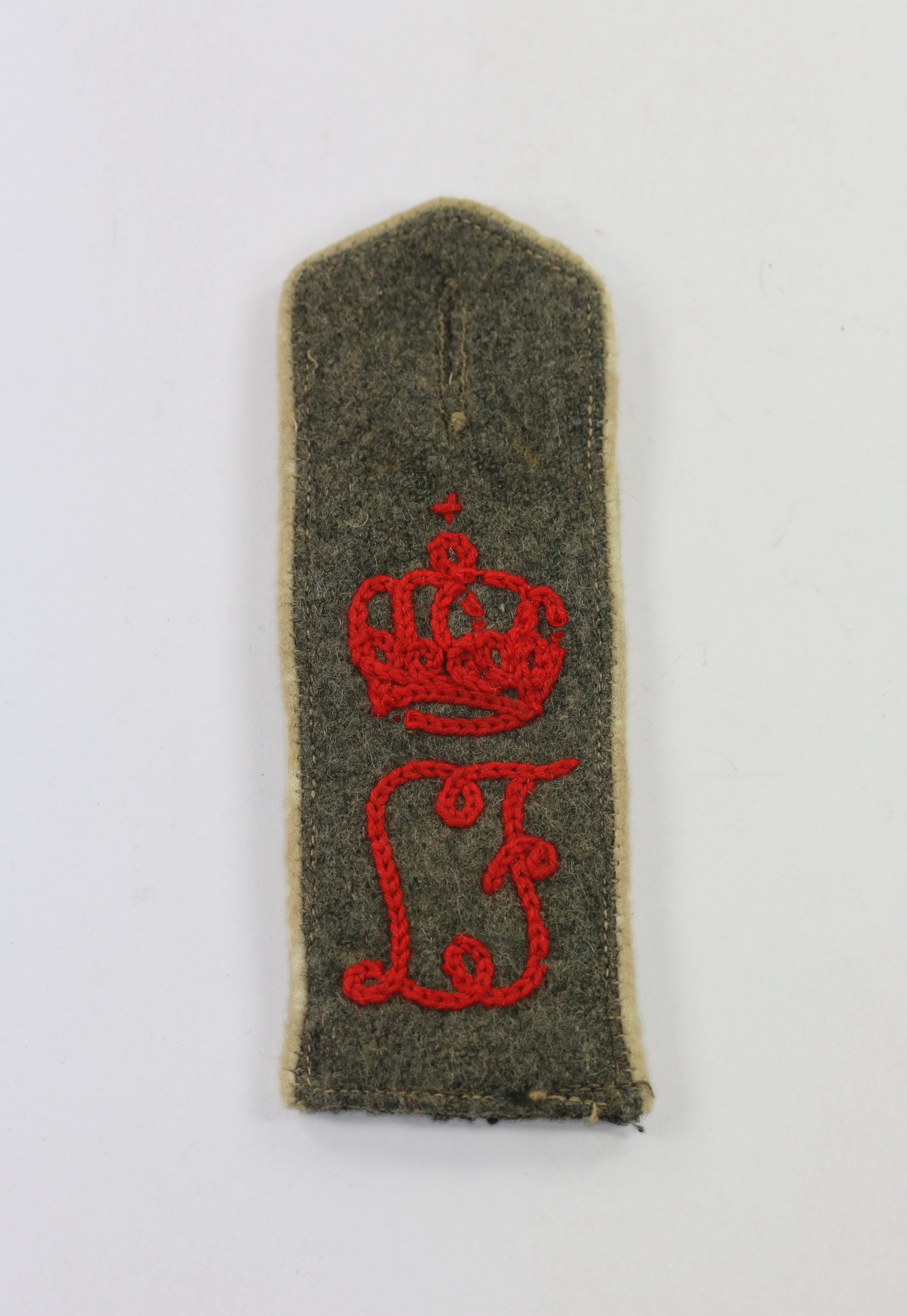 Prussia, WW1, Shoulder Strap for Enlisted with Infanterie-Regiment Prinz Louis Ferdinand von Preußen (2. Magdeburgisches) Nr. 27 – Bild 1
