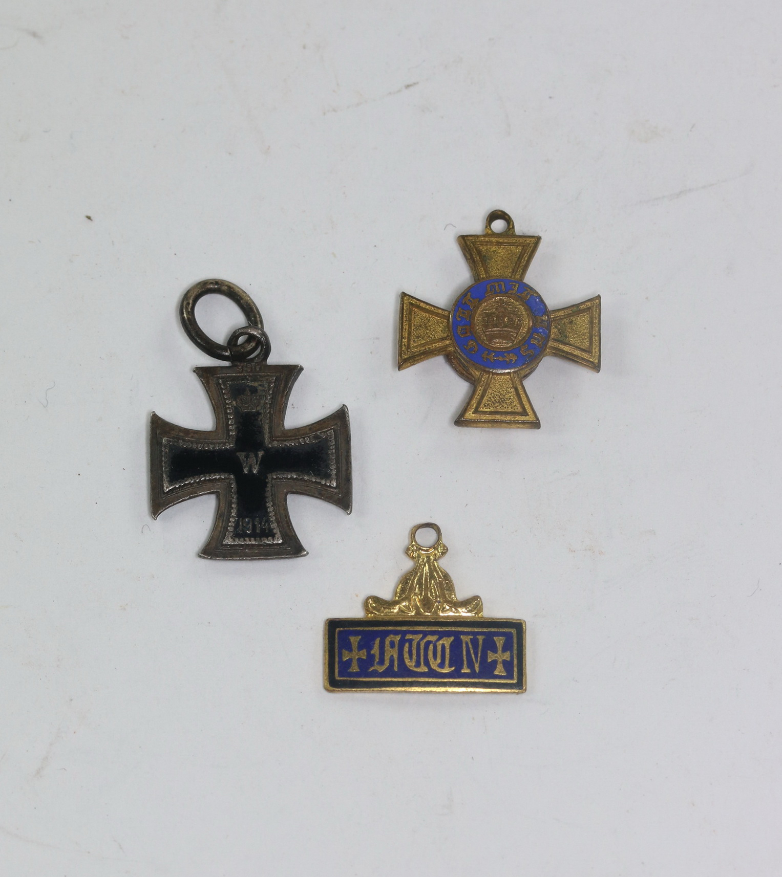 Prussia, 3 X 16 mm Miniature Medals. – Bild 1