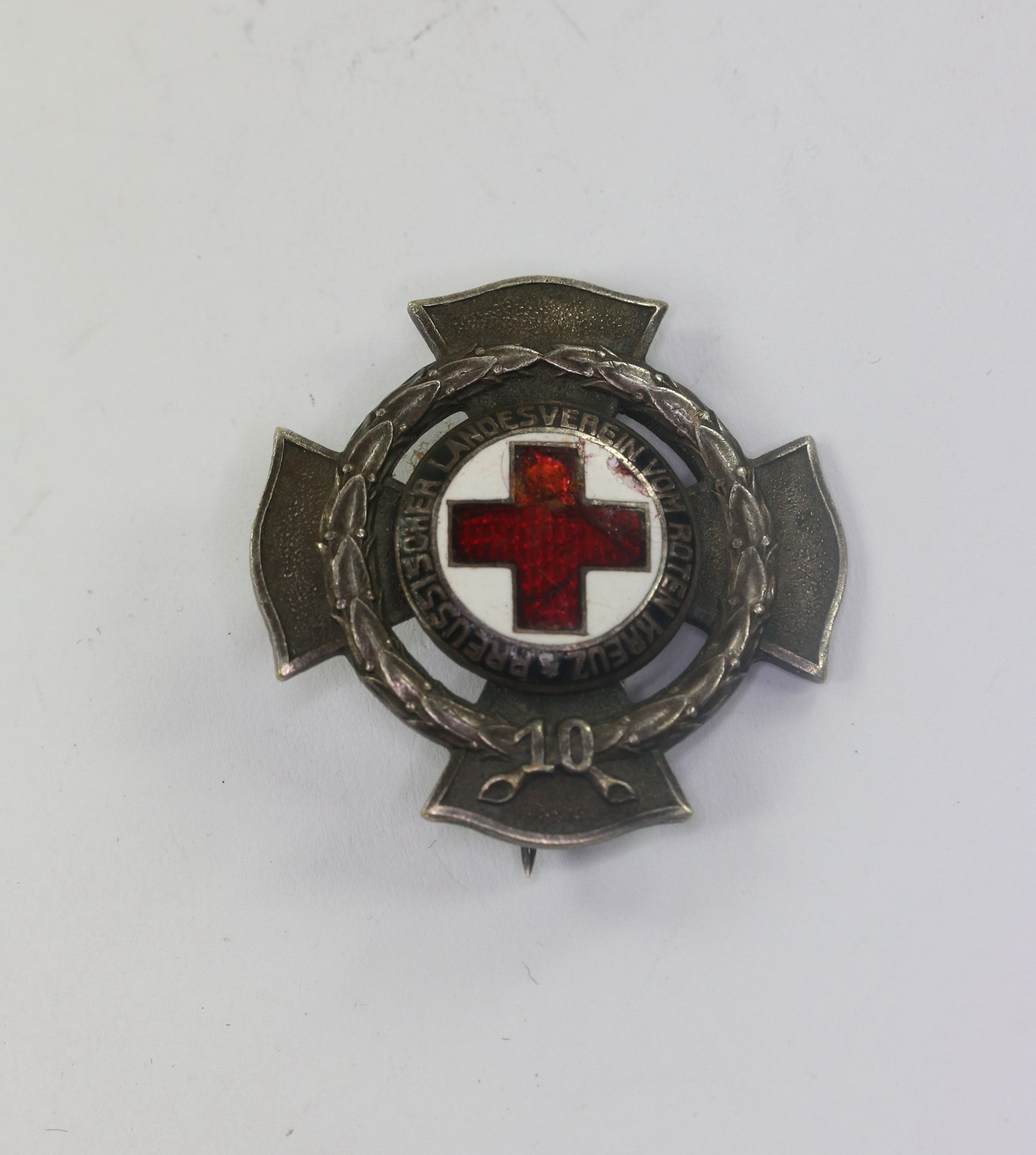 Prussian Red Cross Association 10 Year Jubilee Medal. Maker Godet, Berlin. – Bild 1