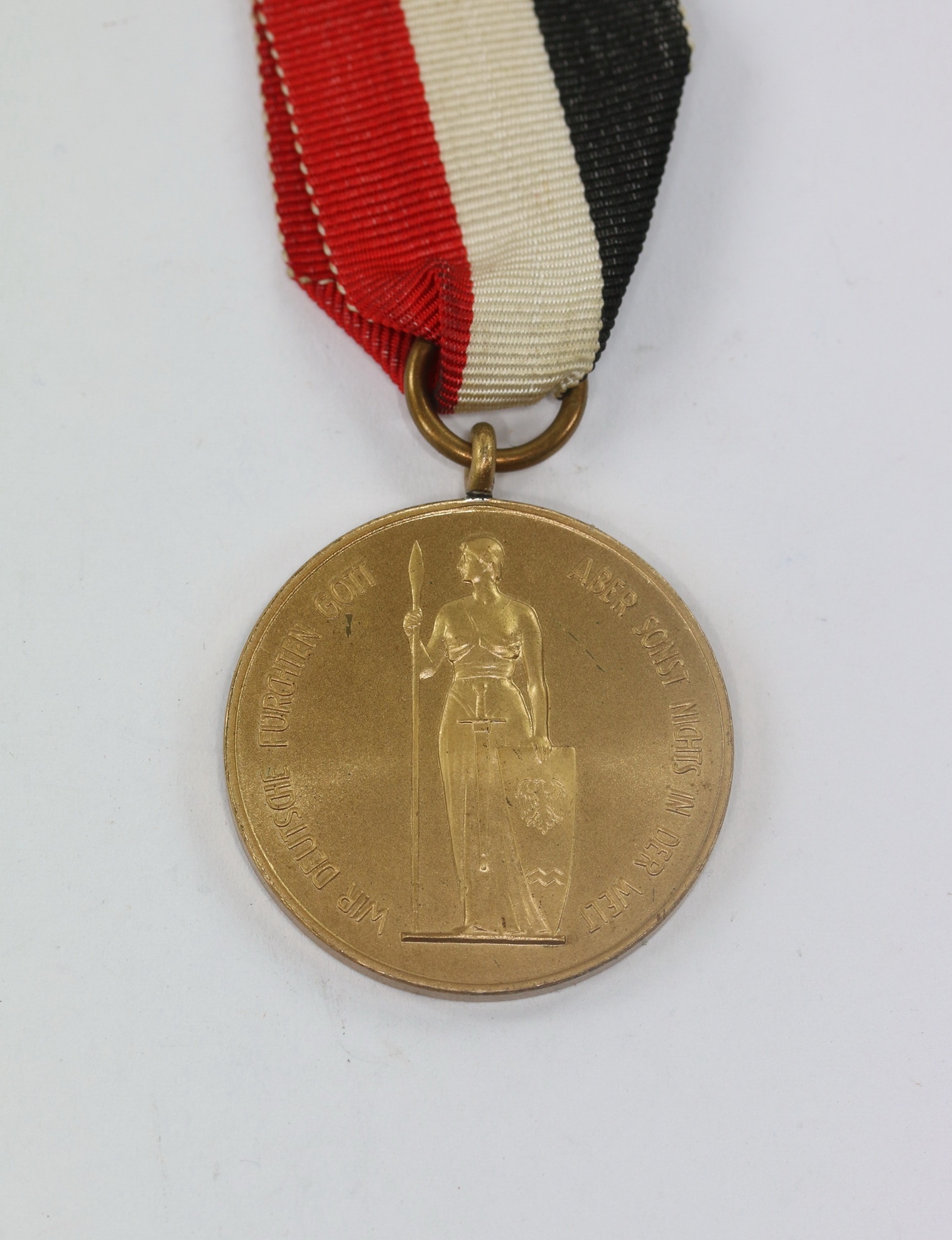 Prussian Commemorative Medal IX Armeekorps 1866-1918 - Wir Deutsche fürchten Gott aber sonst nichts in der Welt – Bild 1