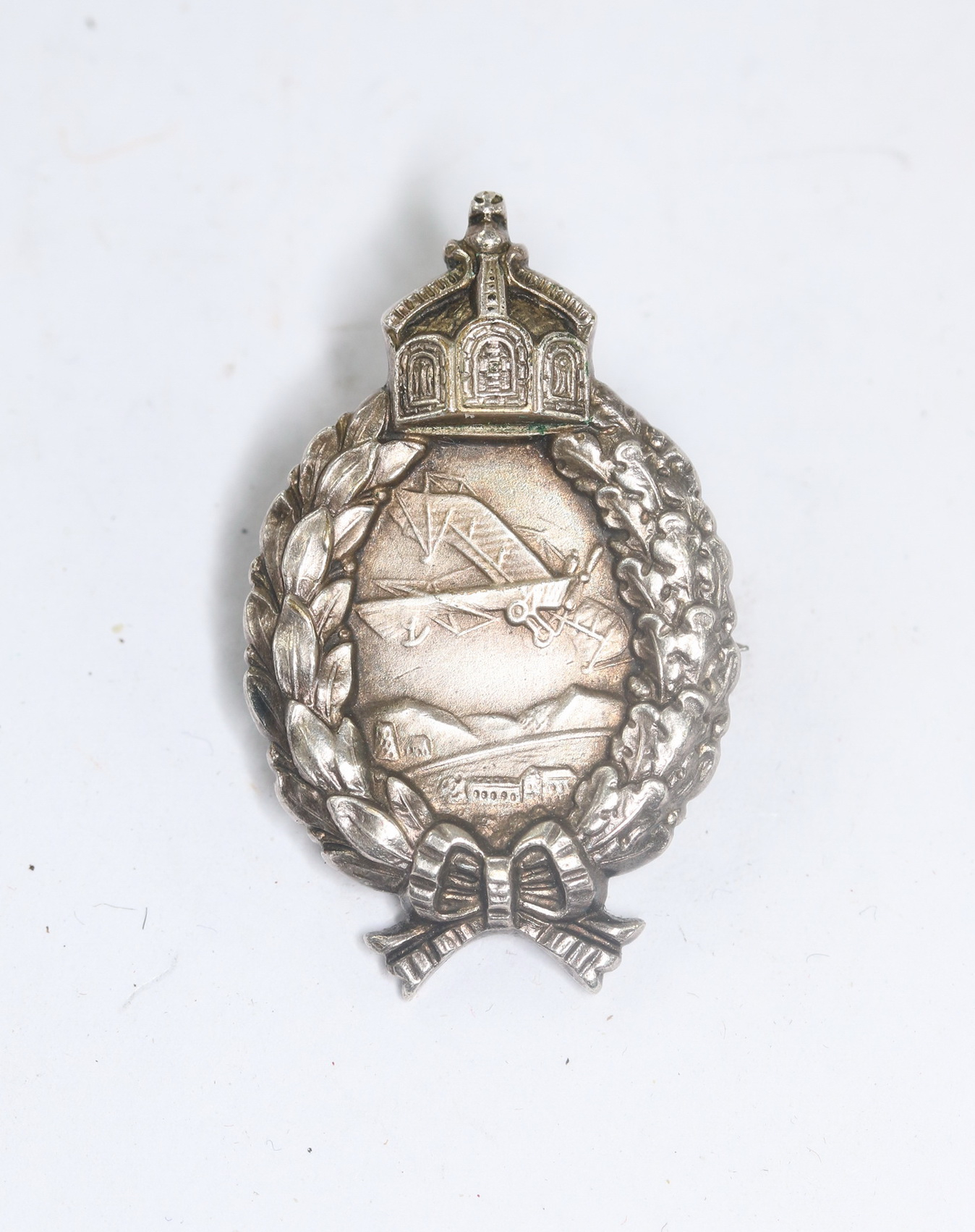 Prussia, Military Pilot Badge, Half Size Reduction. Type Carl Dillenius, Square Logo. – Bild 1