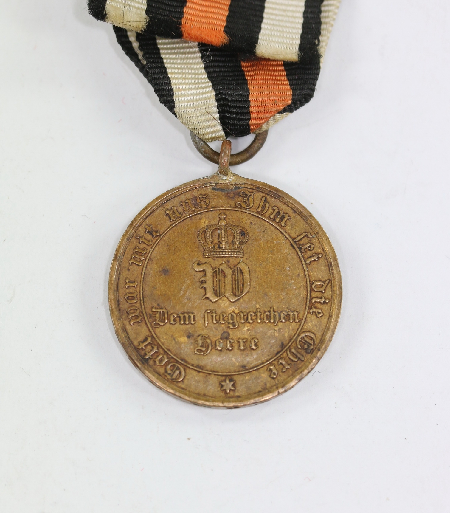 Prussia, War Medal for Combatants 1870, AUS EROBERTEM GESCHUETZ – Bild 1