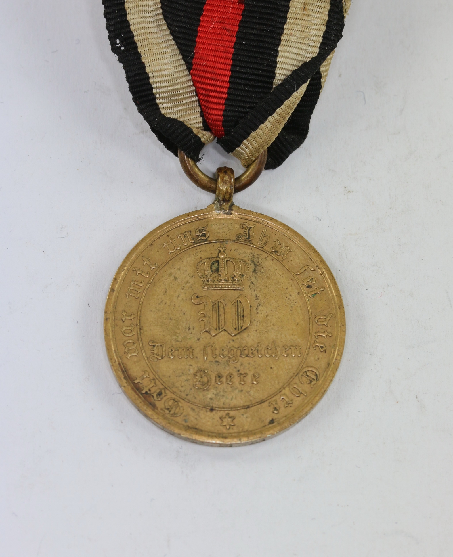 Prussia, War Medal 1870, Rim Inscription.  – Bild 1