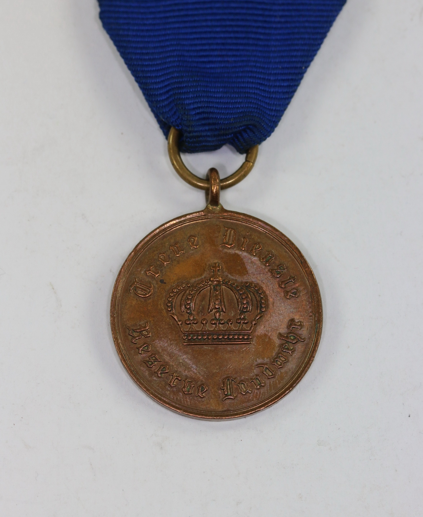 preu_en_landwehr_dienstauszeichnung_2_1__1 Prussia, Landwehr Loyal Service Medal 2nd Class. – Bild 1