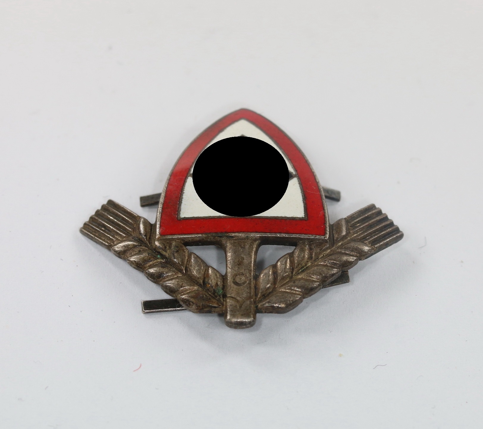 reichsarbeitsdienst_rad_m_tzenabzeichen_f_r_f_hrer_hst National Labour Service (RAD) Leader Cap Badge. Maker A and A&S. – Bild 1