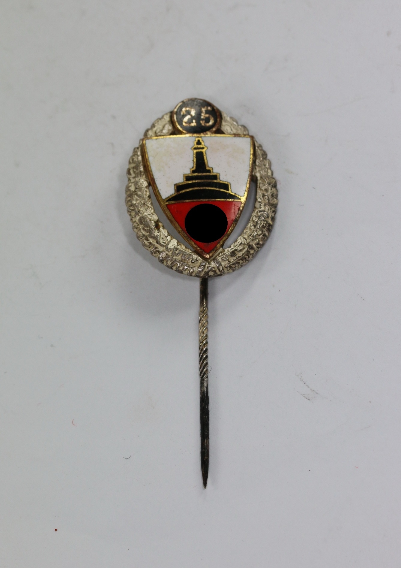 reichskriegerbund_drkb_nadel_f_r_25_jahre_1__1 Reichskriegerbund (DRKB), Badge for 25 Years Membership. – Bild 1