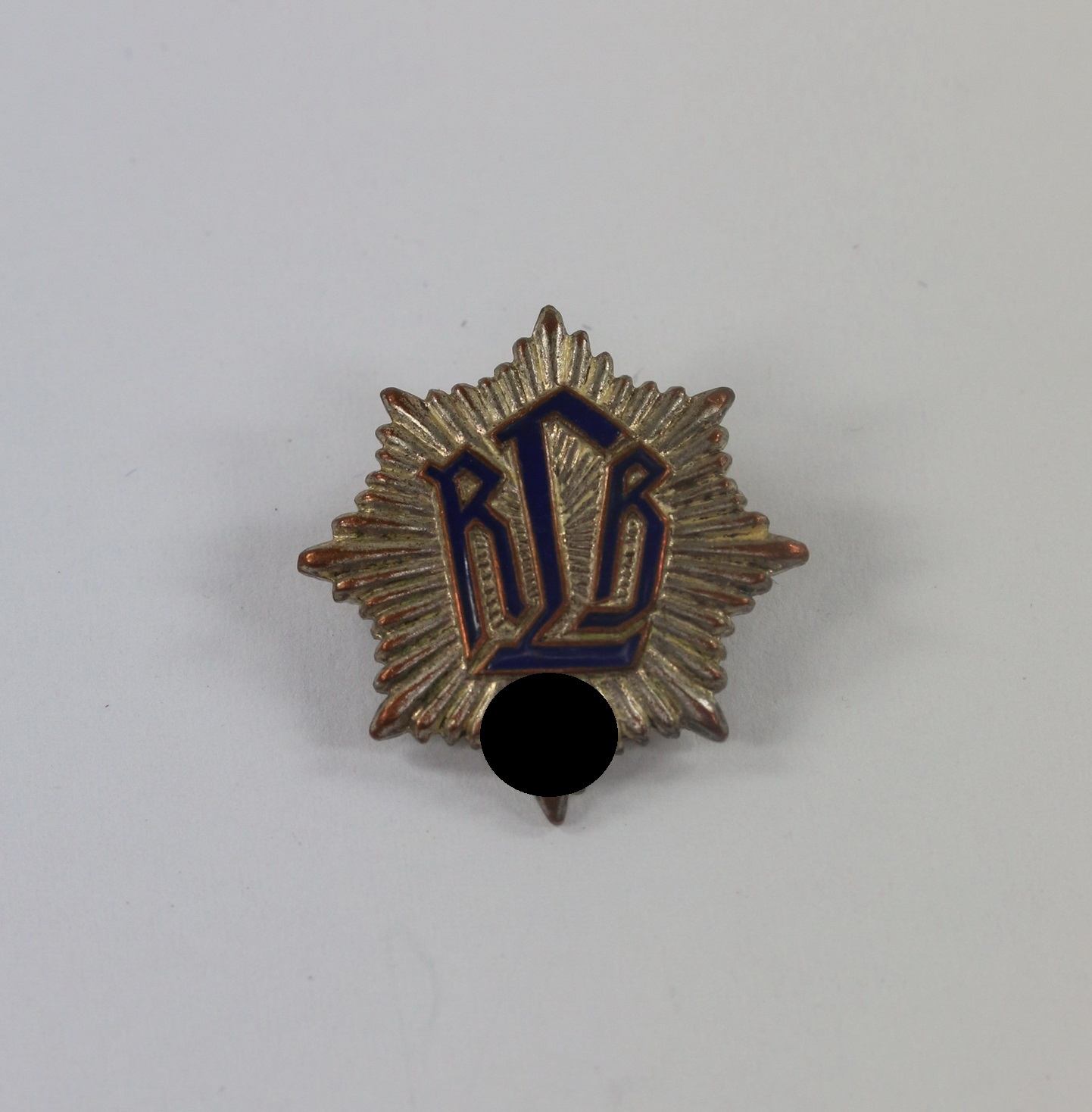 Reichsluftschutzbund (RLB), Mitgliedsabzeichen 1. Form, Hst. Aurich Dresden – Bild 1