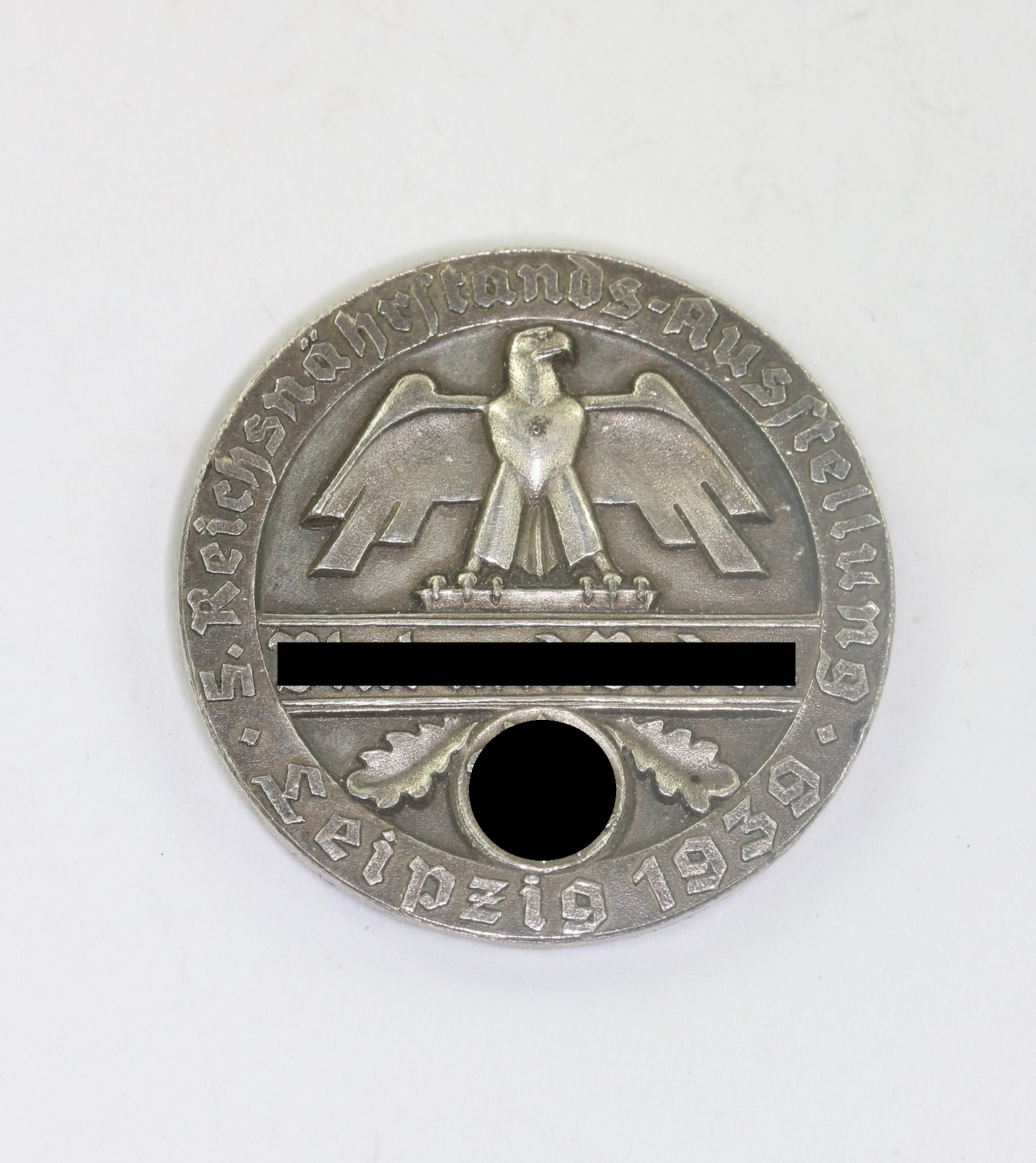 reichsn_hrstand_medaille_5 Reichsnährstand, Medaille 5. Reichsnährstand Ausstellung Leipzig 1939 - Blud und Boden - Obst- u. Gemüse Silber – Bild 1