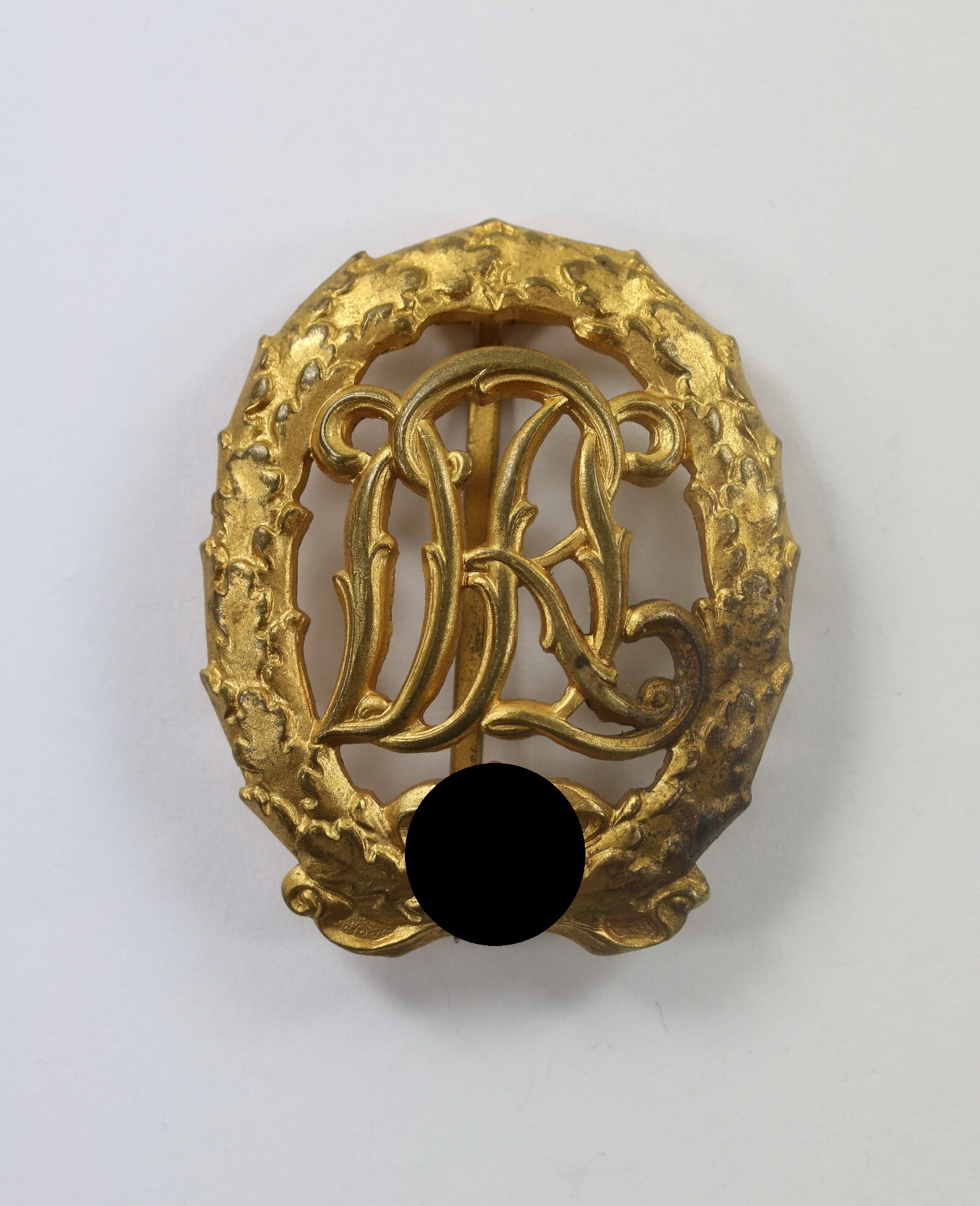 reichssportabzeichen_drl_in_gold_hst Gold National Sport Badge. Maker Wernstein Jena – Bild 1
