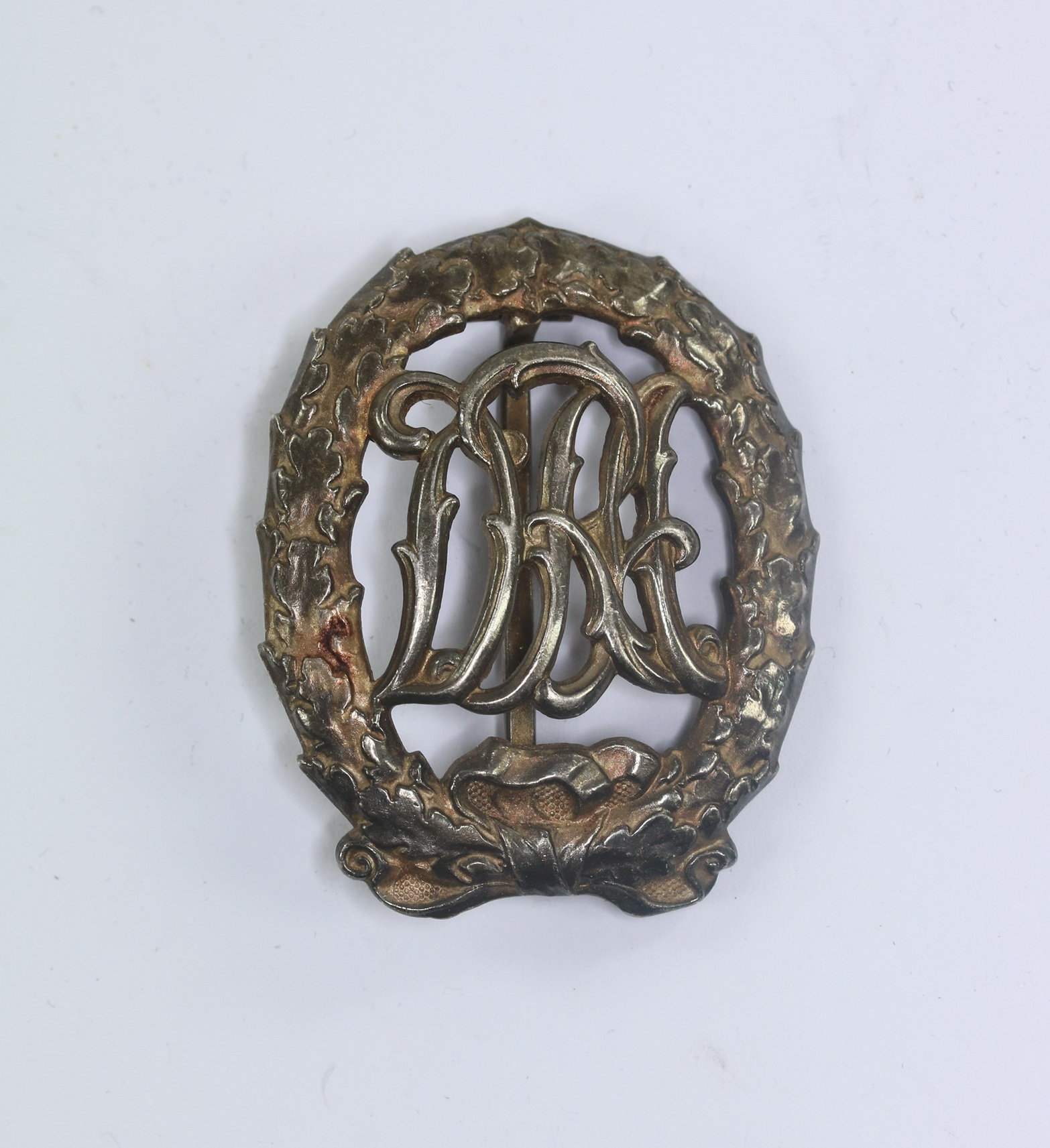reichssportabzeichen_drl_in_silber_hst Silver National Sport Badge. Maker H. Wernstein Jena-Löbstedt – Bild 1