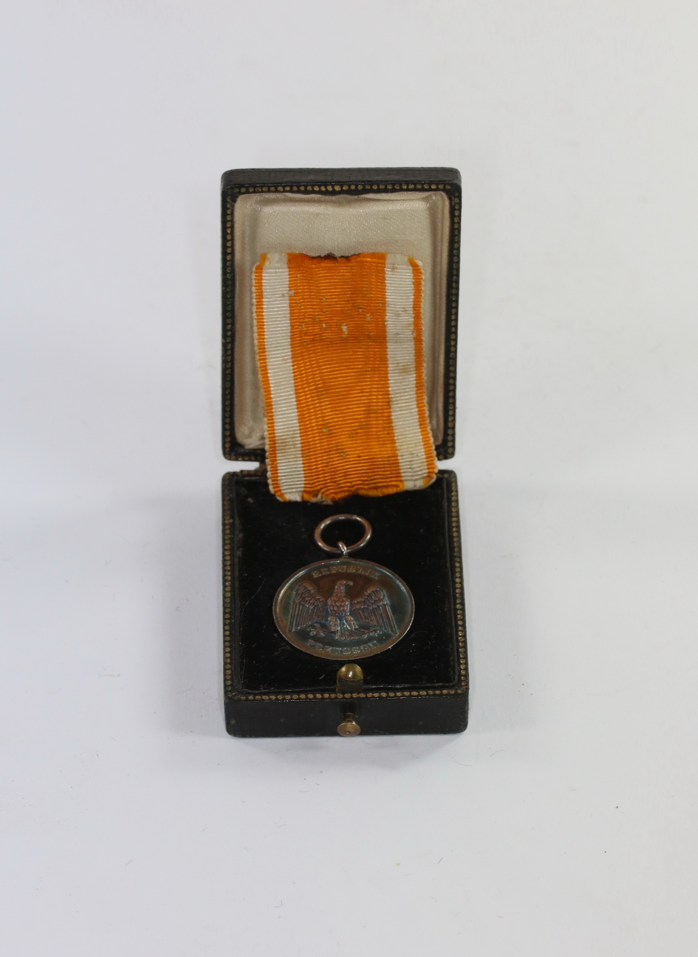 Republik Preußen, Rettungsmedaille am Band 1925, im Etui – Bild 1