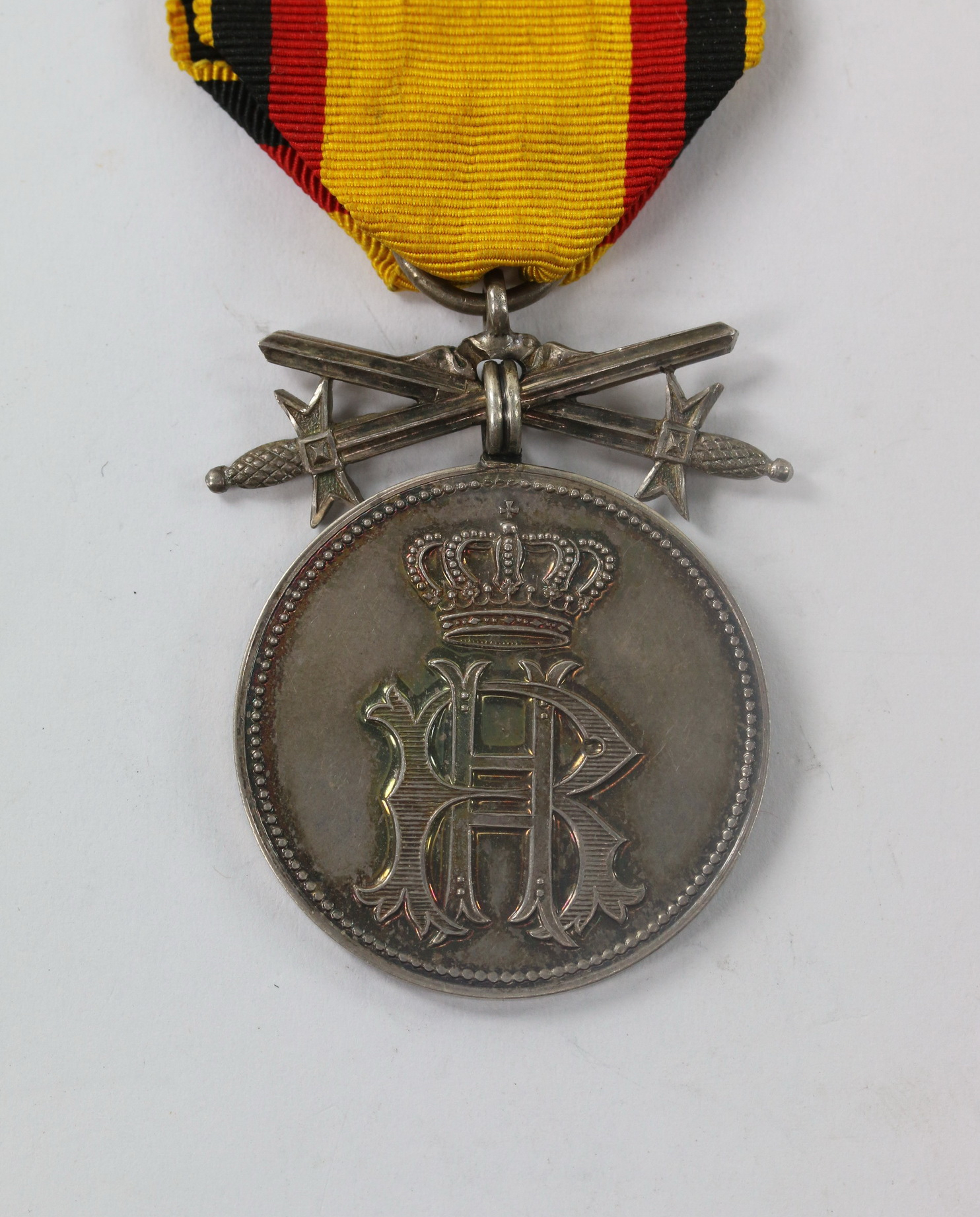 reu_silberne_verdienstmedaille_mit_schwertern__f_r_verdienst_1__4nd Reuß, Silberne Verdienstmedaille mit Schwertern - für Verdienst – Bild 1