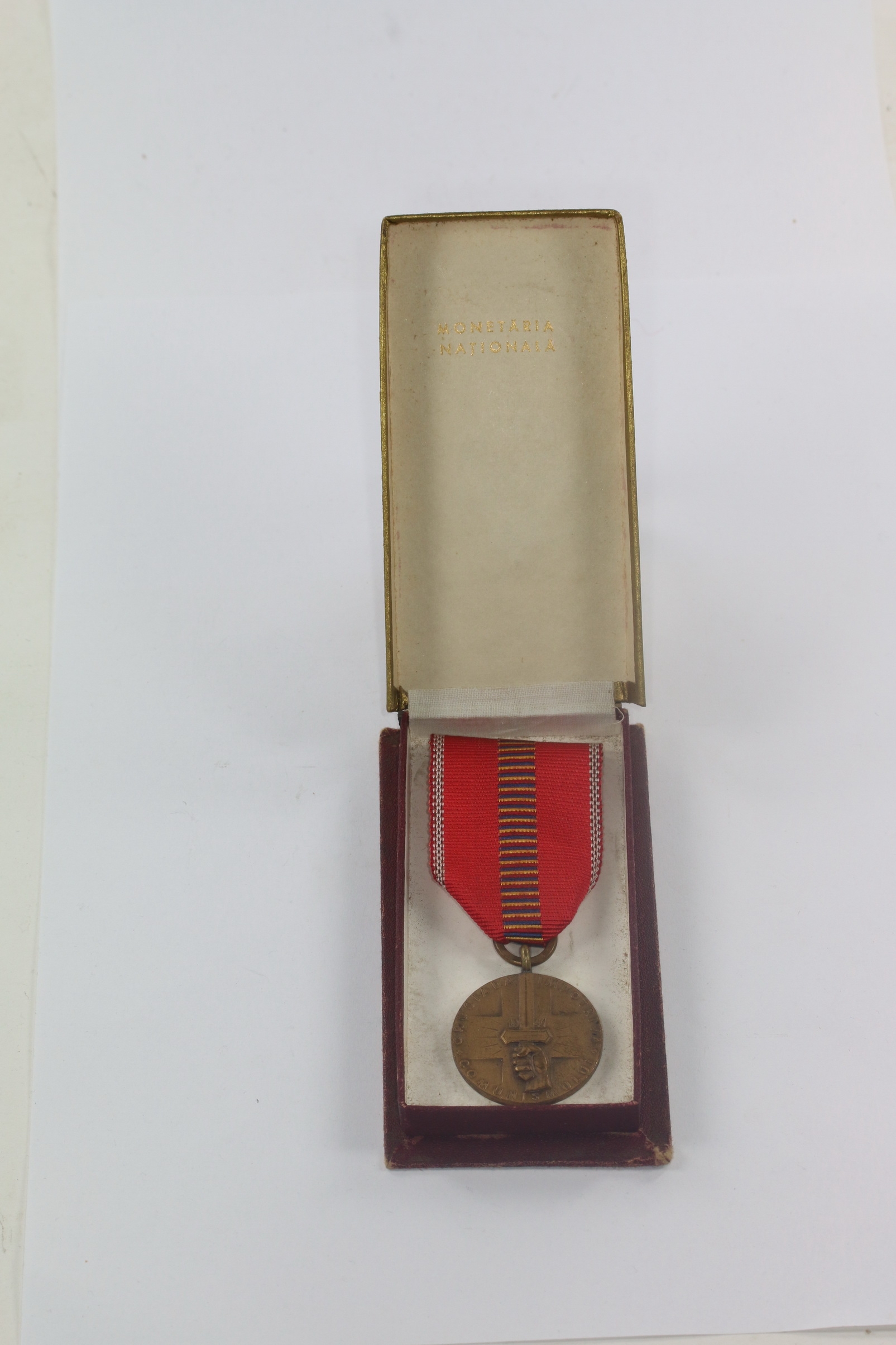 Romania, Cased Crusade against Communism Medal. – Bild 1