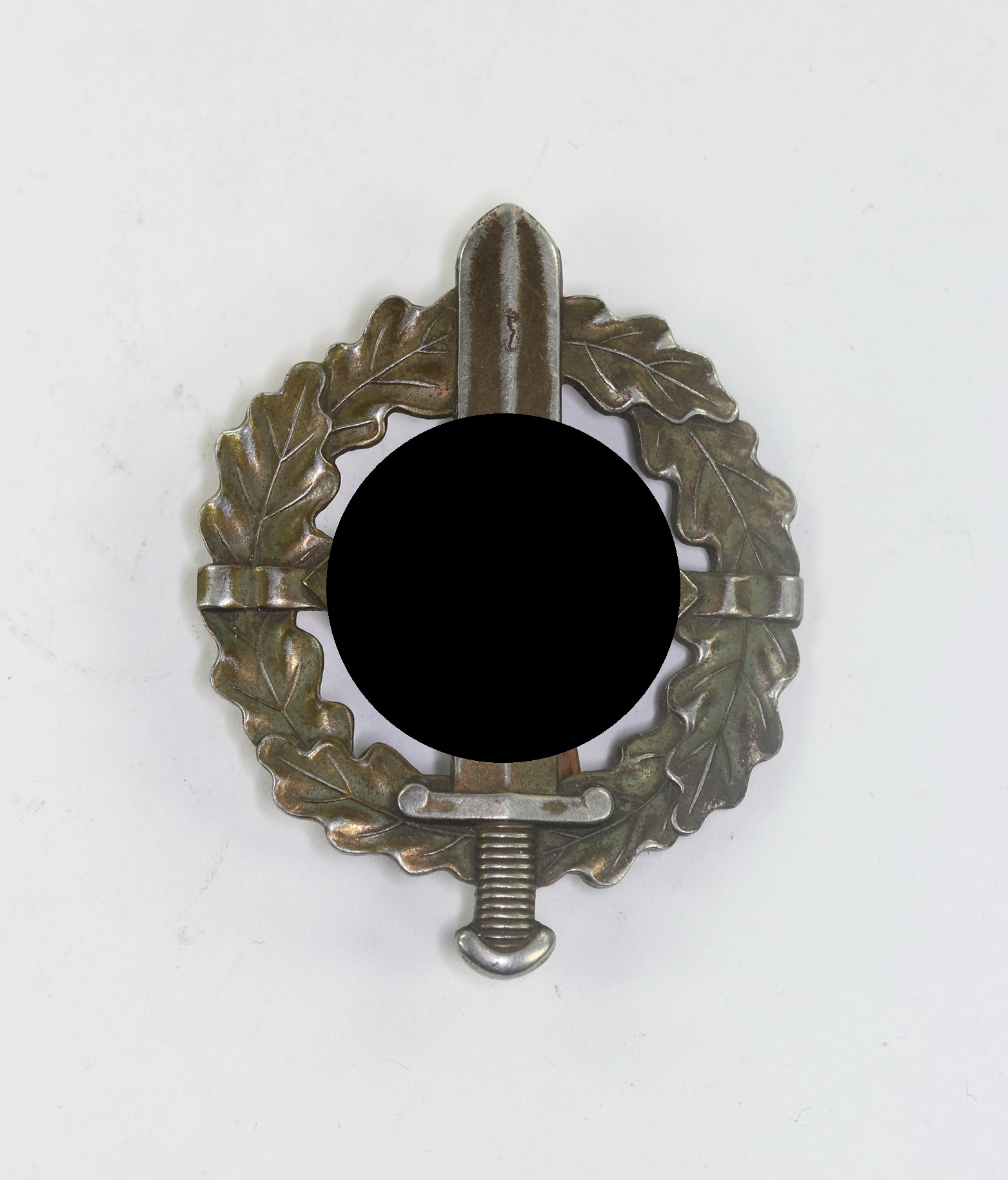 SA Bronze Military Sport Badge. Maker Berg & Nolte A.G. Lüdenscheid, Eigentum der Obersten S.A.-Führung – Bild 1