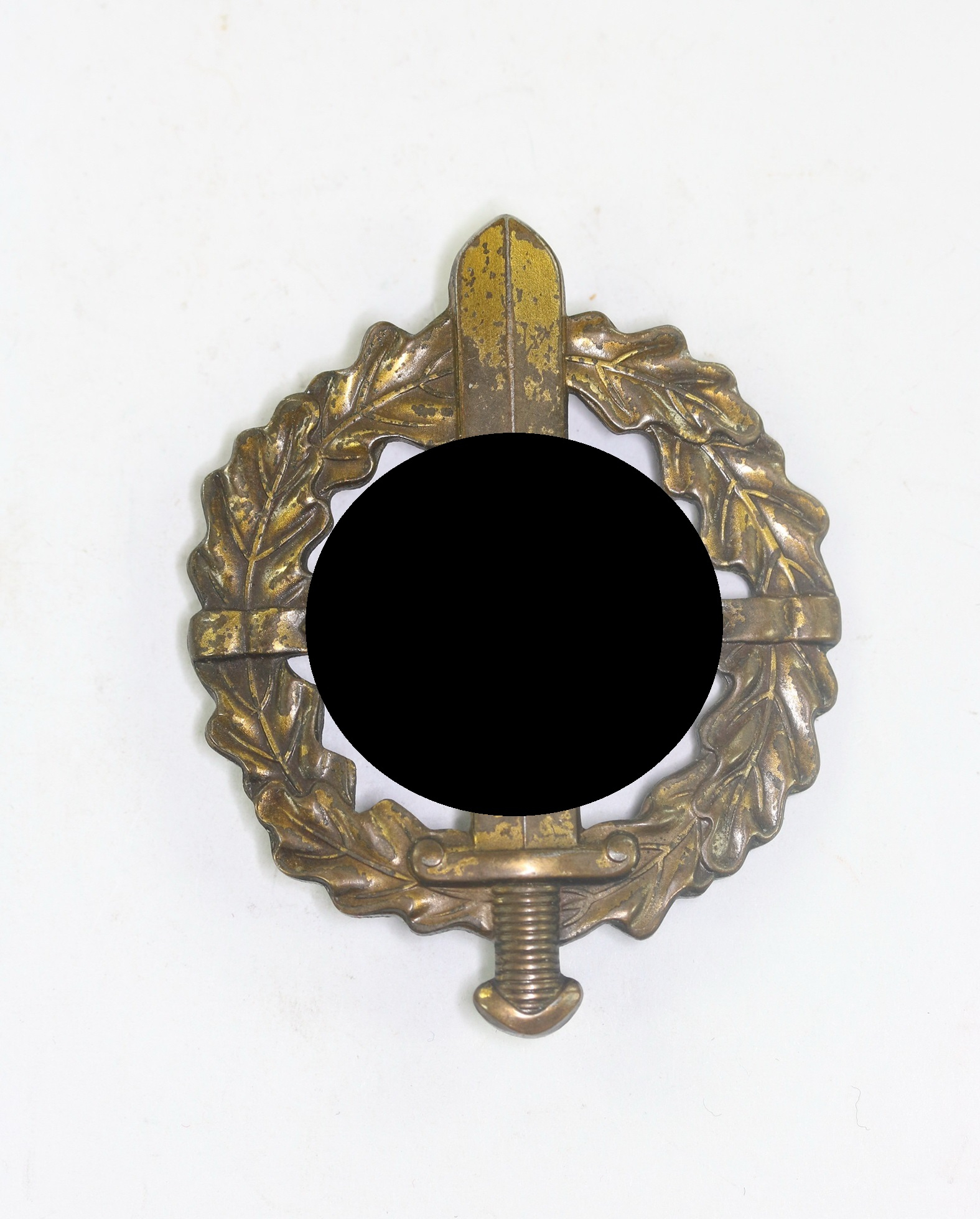 sa_wehrabzeichen_in_bronze_hst Bronze SA Military Sport Badge. Maker Fechler Bernsbach/SA. – Bild 1