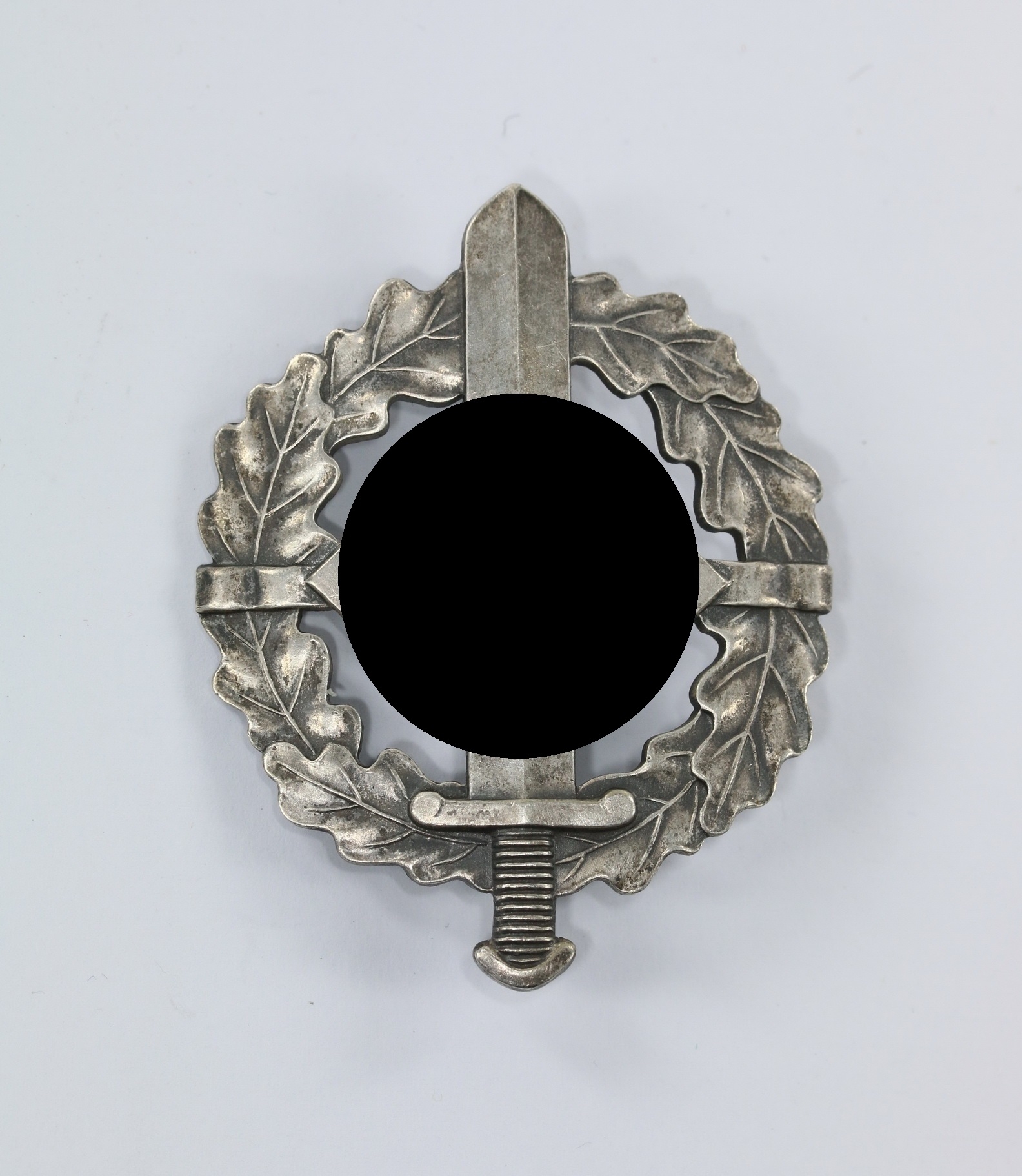 sa_wehrabzeichen_silber_berg_nolte_luedenscheid_1__1 Silver SA Military Sport badge. Maker Berg & Nolte, Type 2. – Bild 1