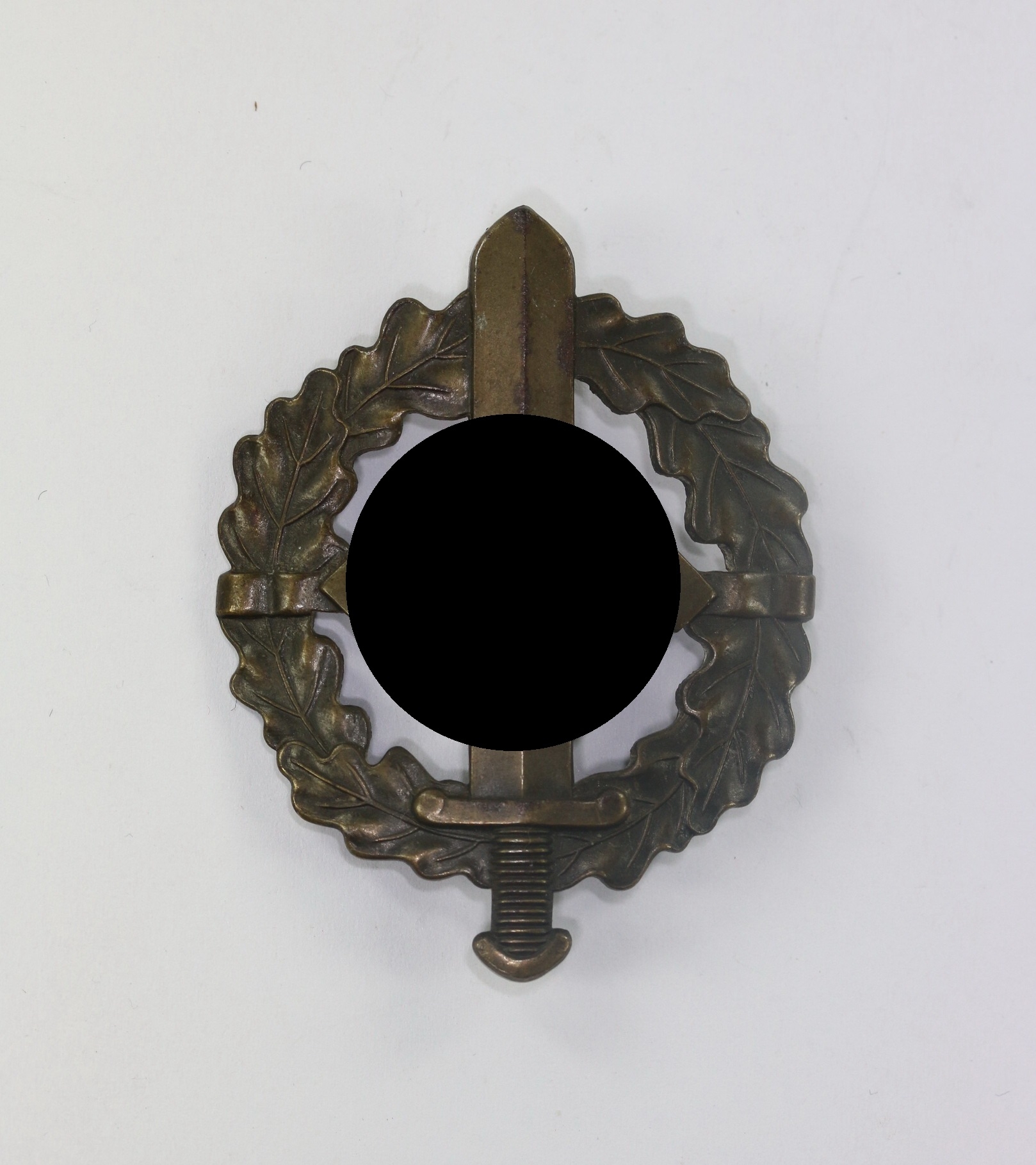 SA Wehrsportabzeichen in Bronze, Hst. Berg & Nolte, Eigentum d. S.A. Sportabzeichen Hauptstelle – Bild 1